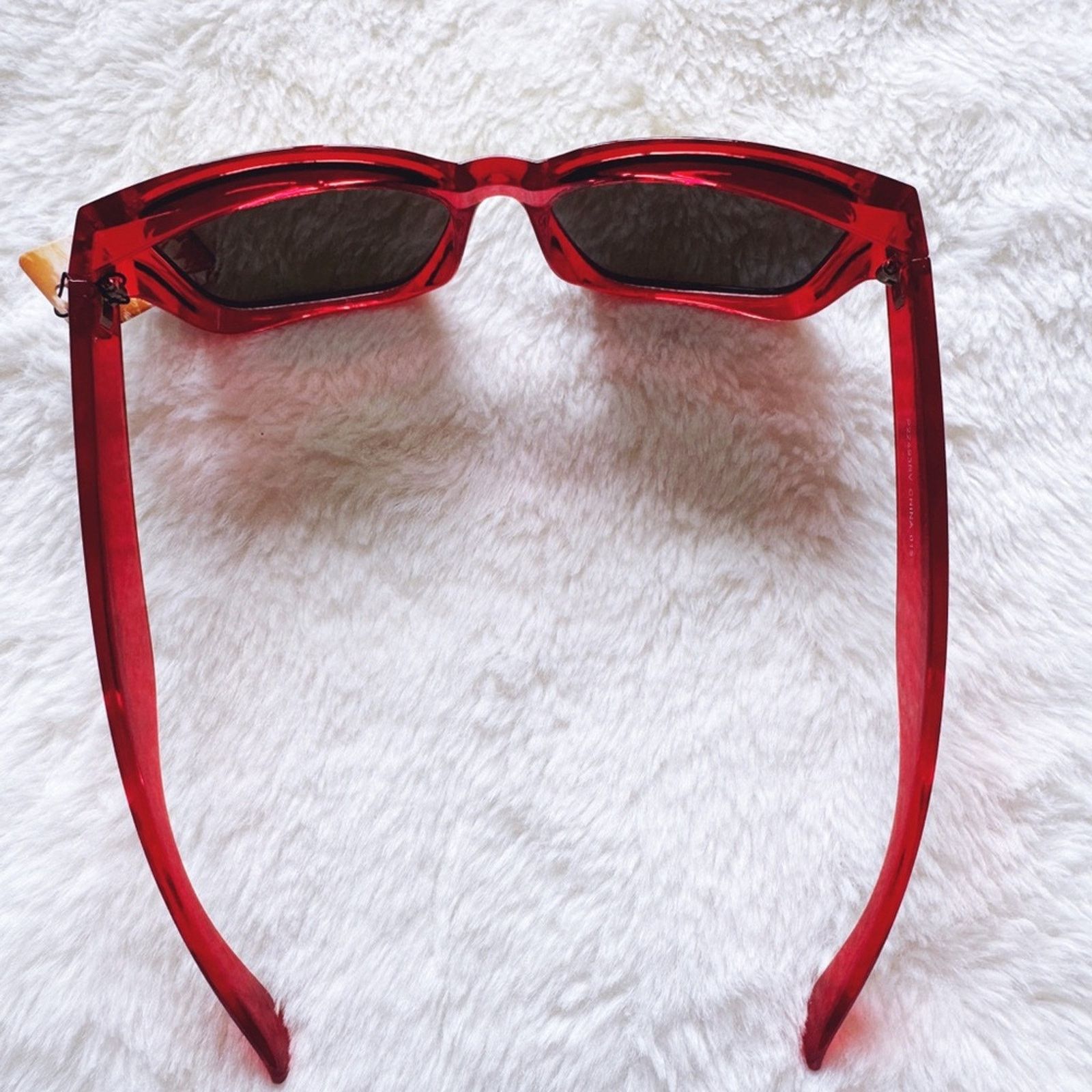 Other Cedric Bright Red Mirrored Sunglasses Size ONE SIZE - 11 Thumbnail