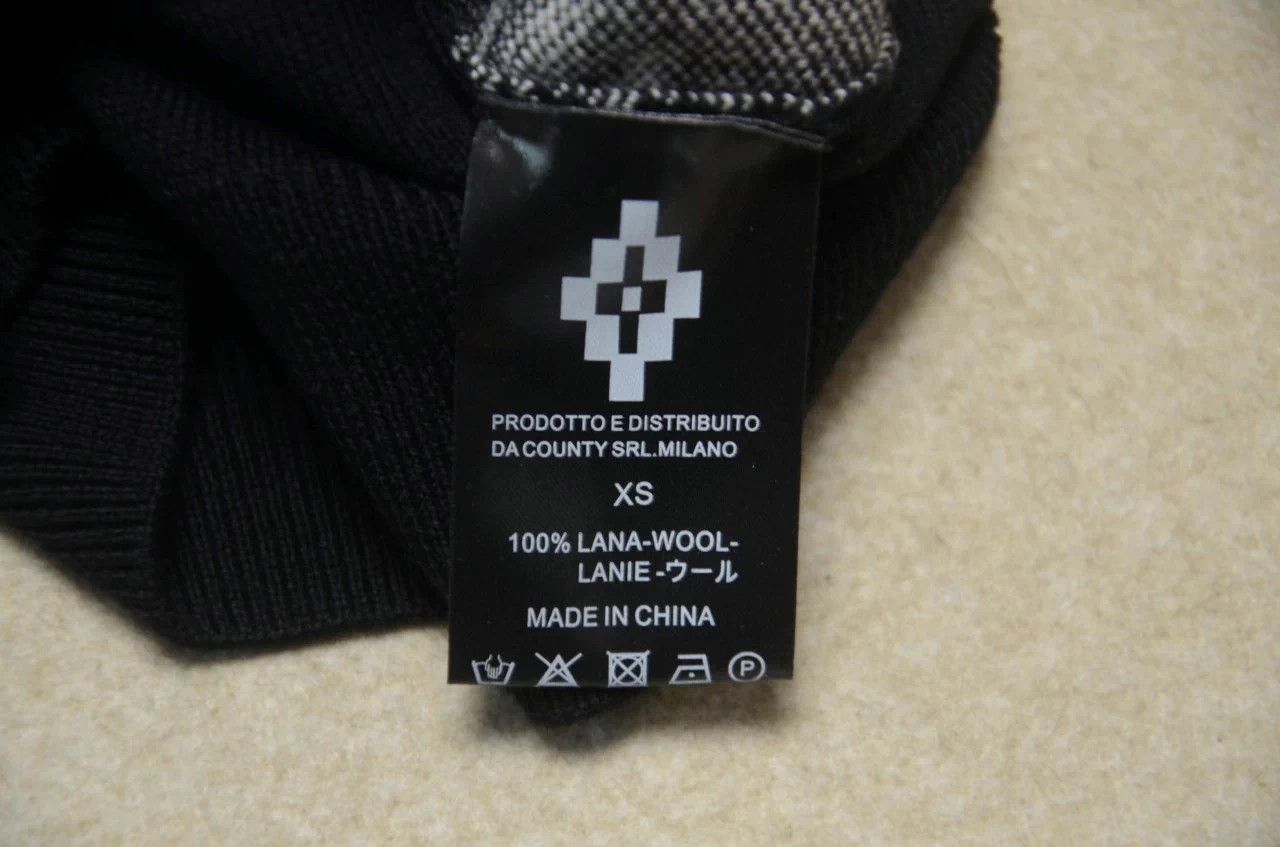 Marcelo Burlon MB black iconic pattern sweater jacket XS Size US XS / EU 42 / 0 - 6 Thumbnail