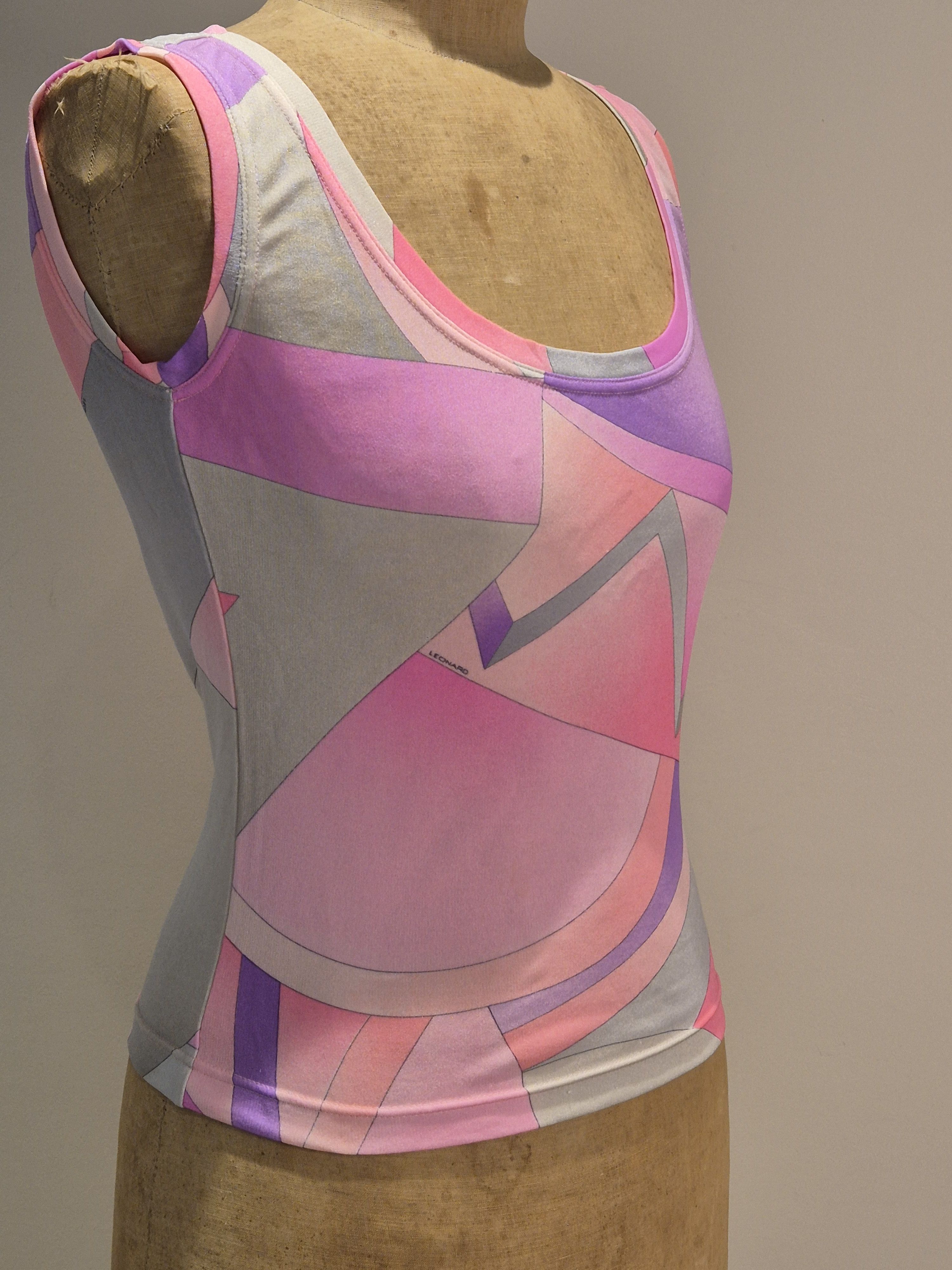 Designer × Leonard Paris Leonard Paris pure knitted silk tank top, vintage Size XS / US 0-2 / IT 36-38 - 3 Thumbnail