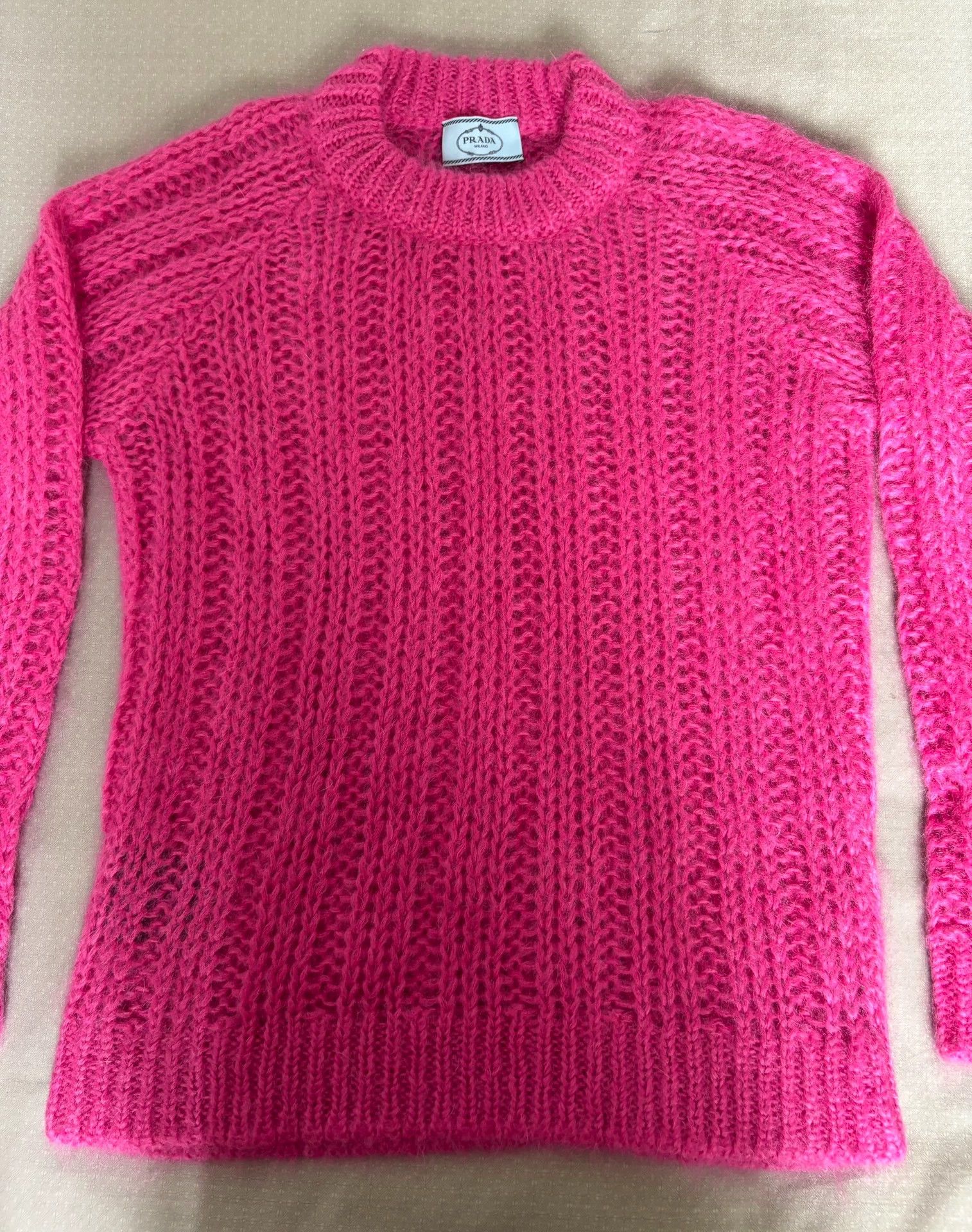 Prada Prada Runway Pink Knit Sweater Frankenstein Season Size XS / US 0-2 / IT 36-38 - 3 Thumbnail