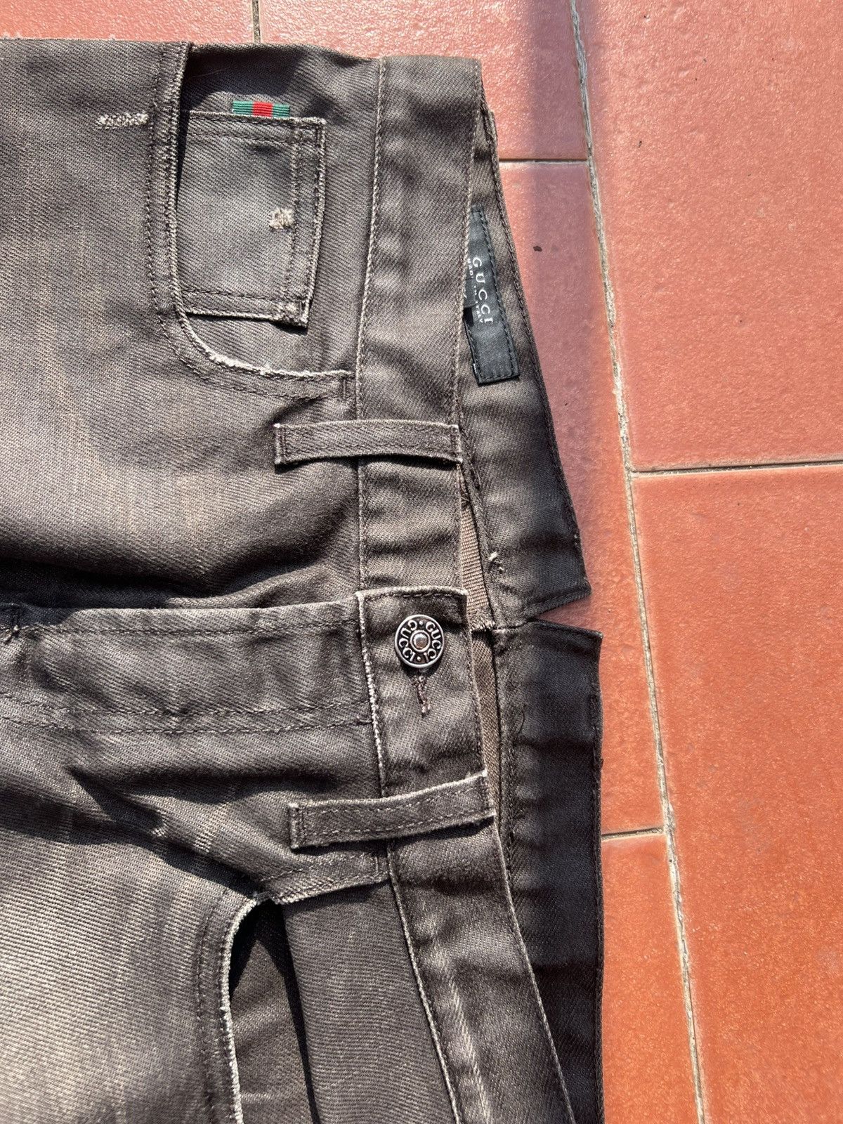 Gucci Gucci waxed jeans archive 2000s Size US 30 / EU 46 - 5 Thumbnail