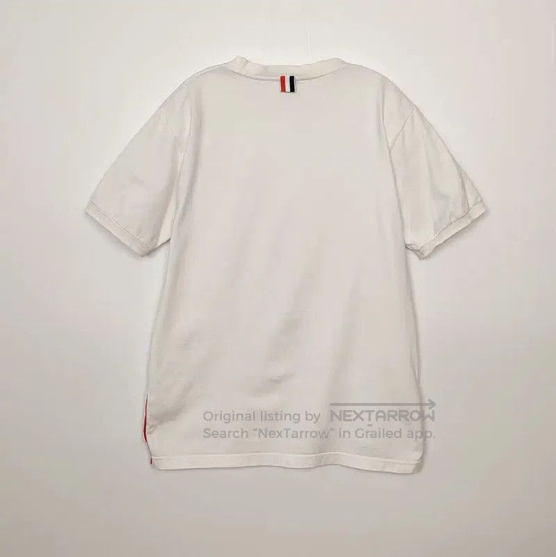Thom Browne Thom Browne White Cotton T-Shirt for Women . Size M / US 6-8 / IT 42-44 - 2 Thumbnail
