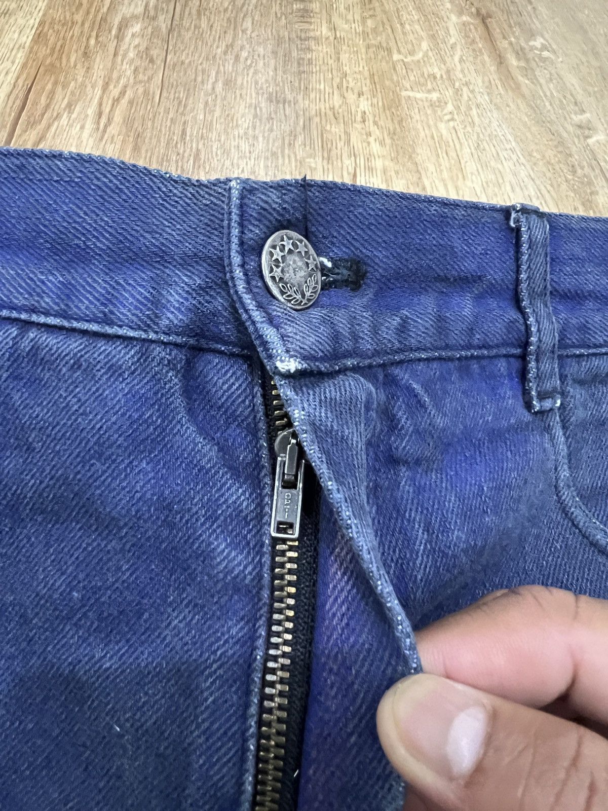 Designer × Japanese Brand × Raf Simons VINTAGE RAF SIMONS AUTUMN WINTER 2005-2006 DESIGNER DENIM Size US 30 / EU 46 - 11 Thumbnail