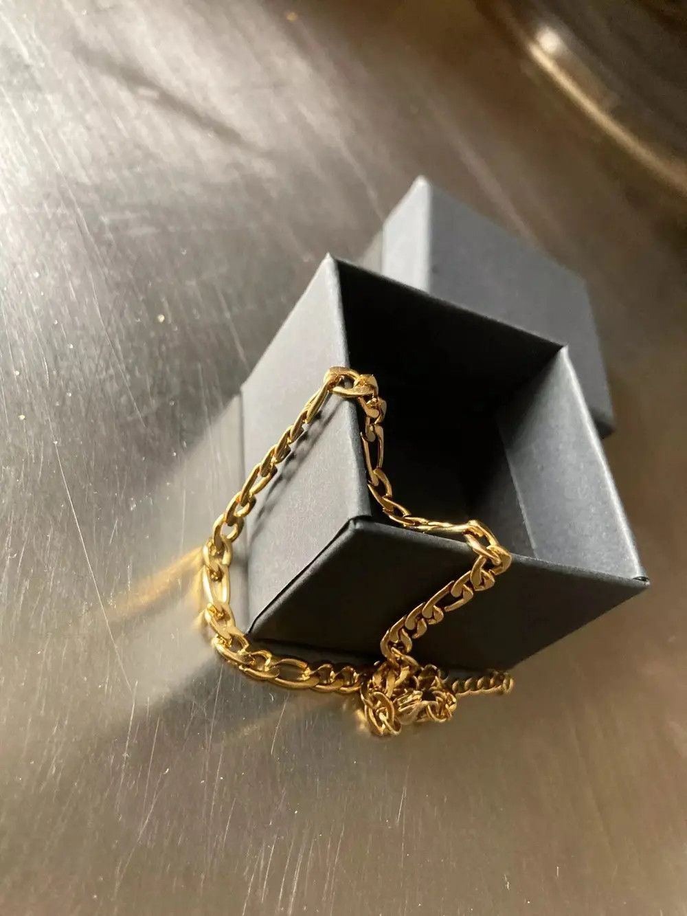 Jewelry Classic Figaro Chain Bracelet Size ONE SIZE - 2 Thumbnail