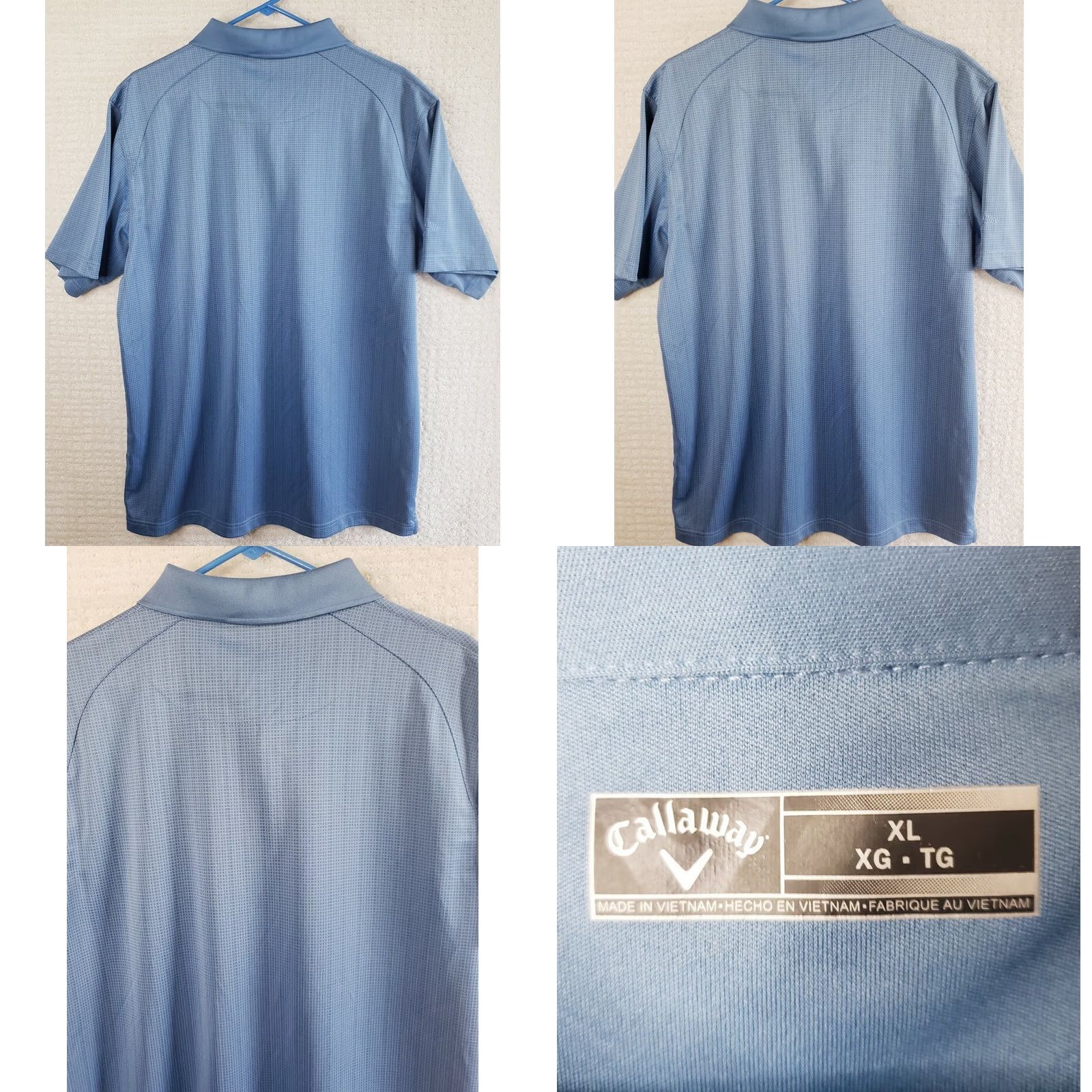 Callaway Callaway Polo Shirt Men's XL Blue Golf Polo Short Sleeve Opti-Dri Lightweight Size US XL / EU 56 / 4 - 8 Thumbnail
