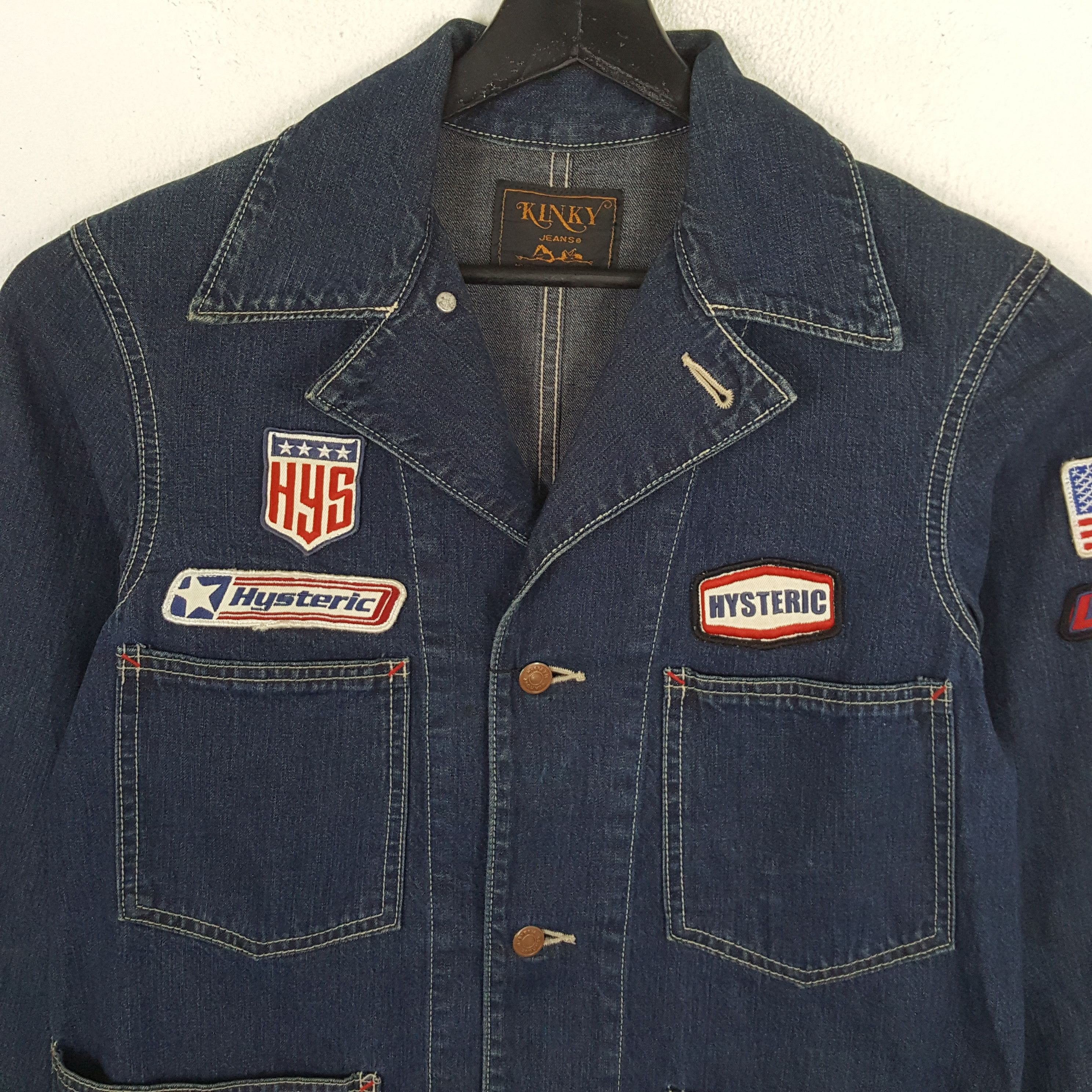 Hysteric Glamour HYSTERIC GLAMOUR Rare Fashion Style Denim Jacket Size US S / EU 44-46 / 1 - 2 Thumbnail