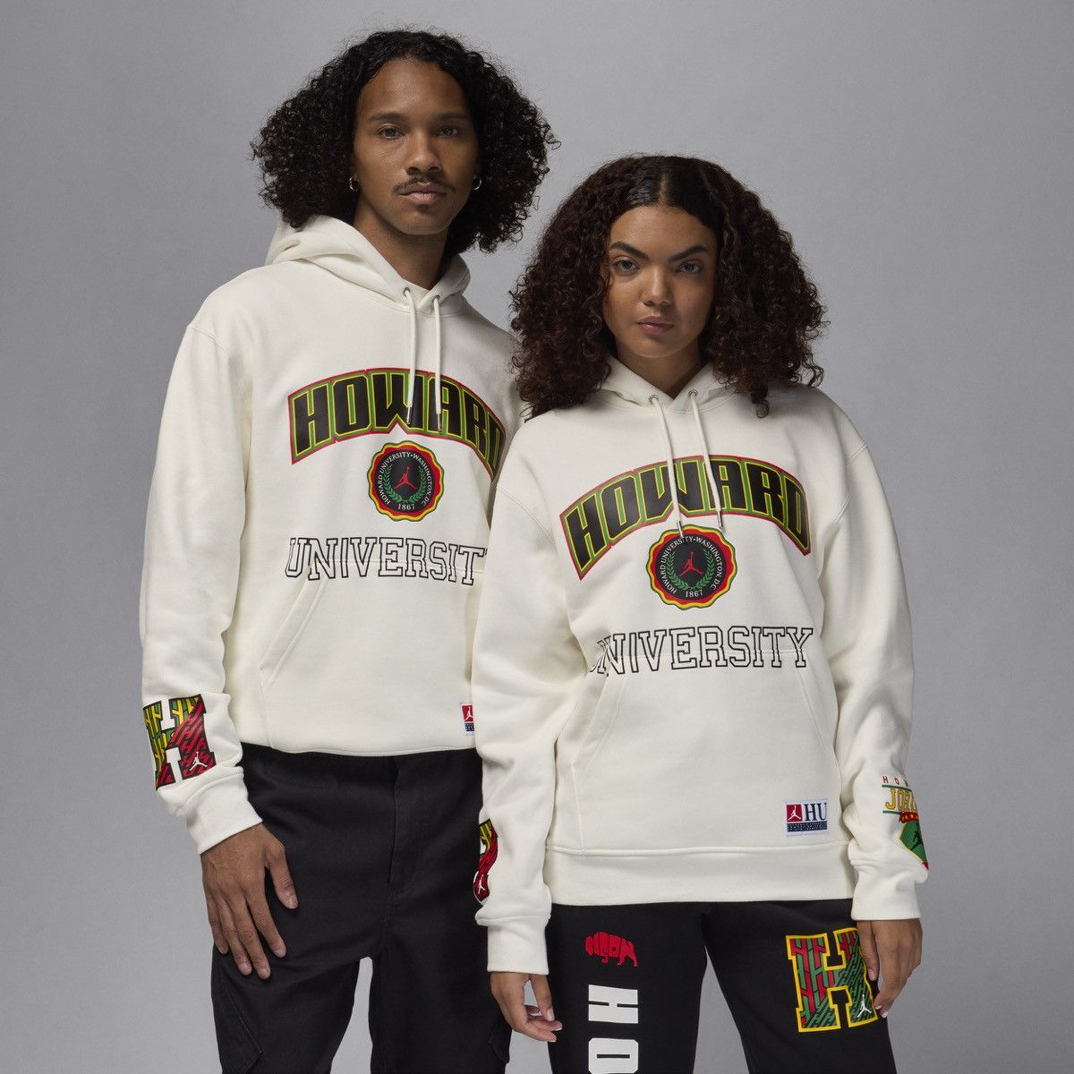 Jordan Brand Jordan X Howard University Pullover Hoodie Size US L / EU 52-54 / 3 - 2 Thumbnail