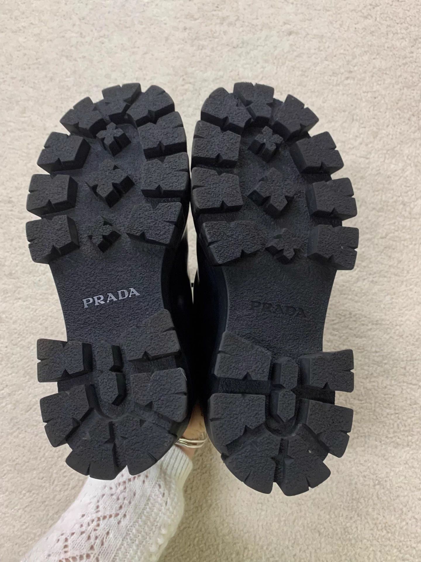Prada Prada black platform loafers women's 36 Size US 5 / IT 35 - 5 Thumbnail