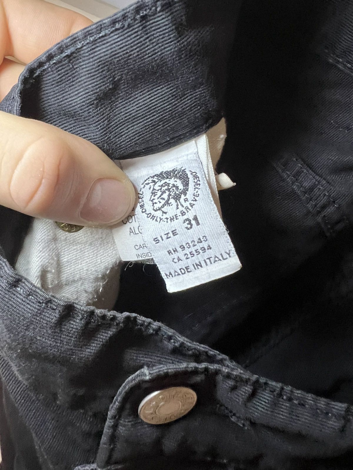 Diesel Vintage Diesel made in Italy micro corduroy straight pants Size US 31 - 8 Thumbnail