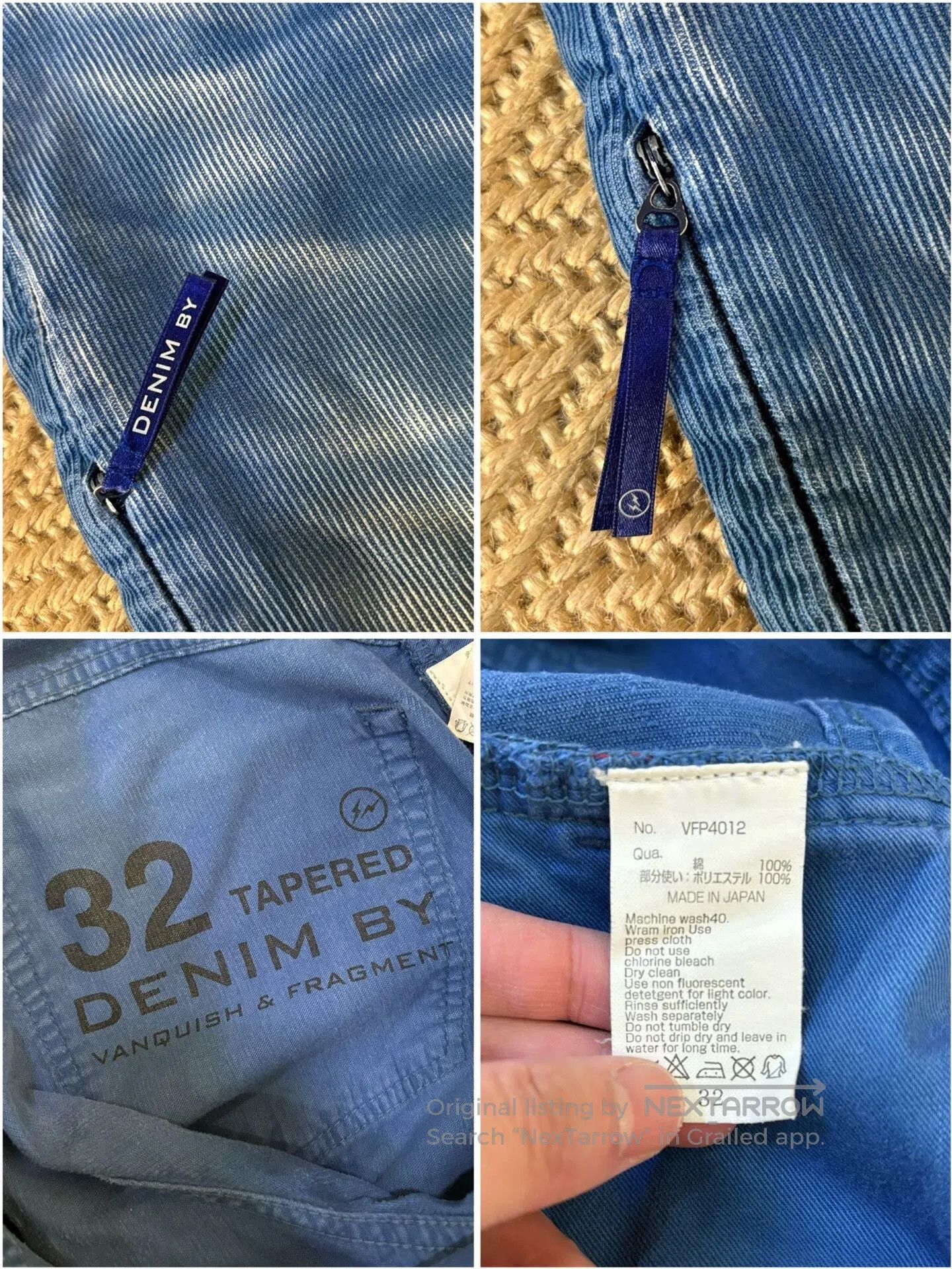 Fragment Design Vanquish Fragment Distressed Corduroy Pants. Size US 32 / EU 48 - 8 Thumbnail
