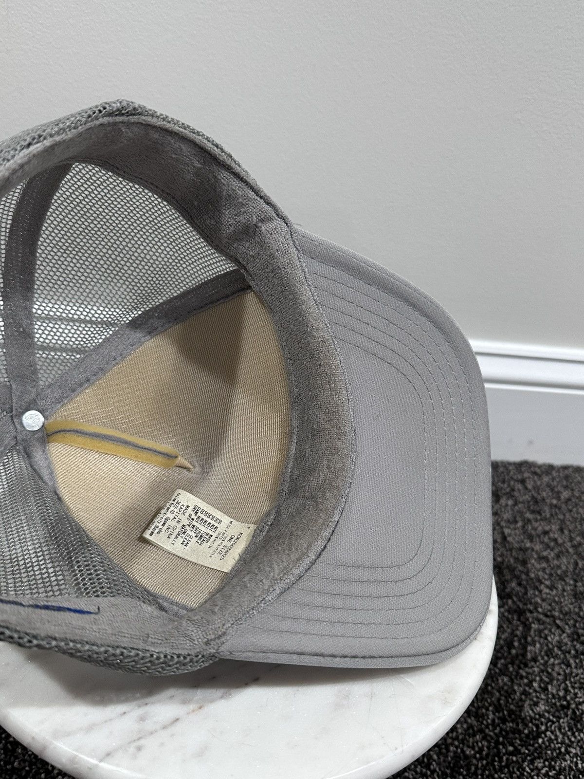 Kapital Kapital OG Lucky Battery Bird 777 Lottery Grey Trucker Hat Size ONE SIZE - 9 Thumbnail