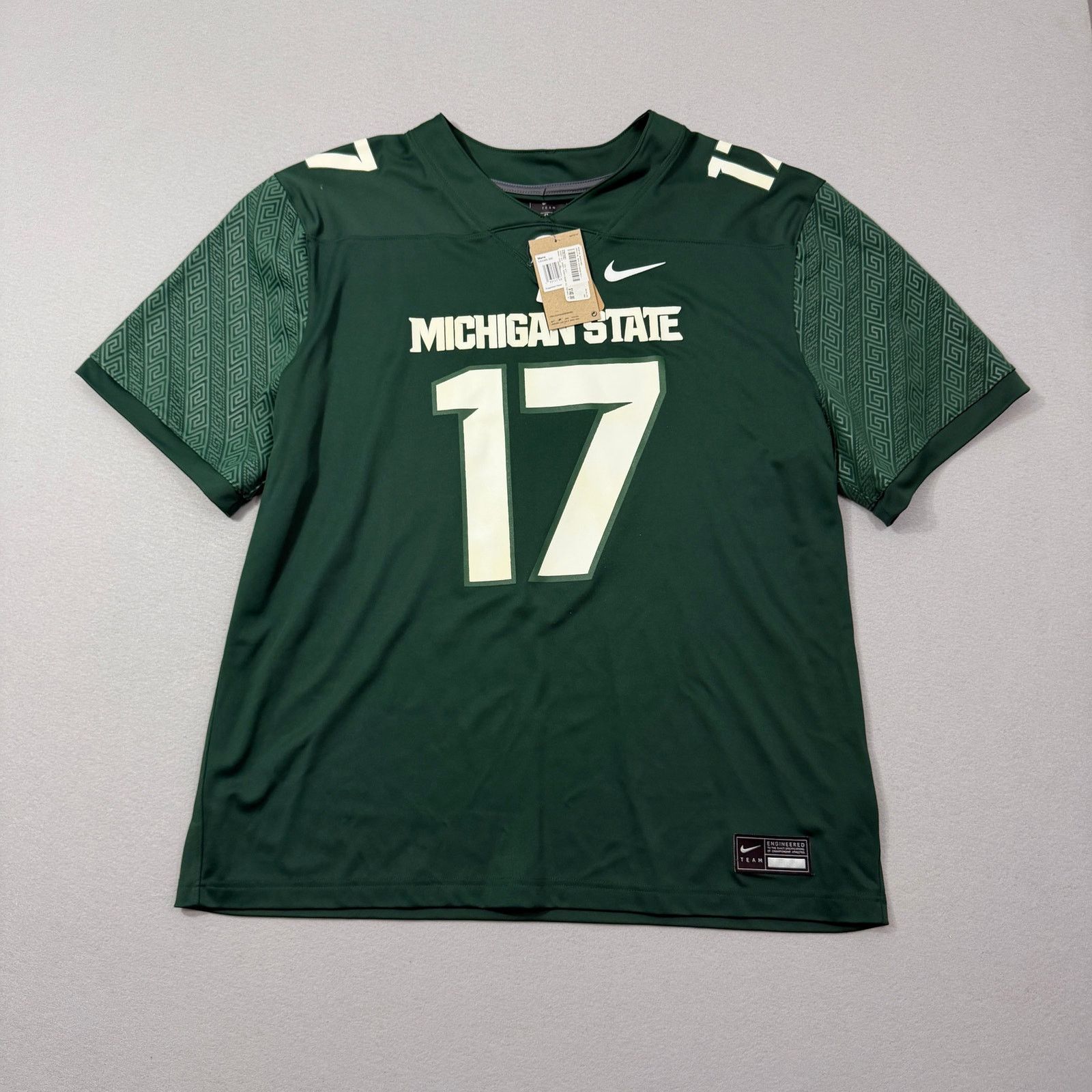 Nike Nike Michigan State Spartans Tre Mosley Football Jersey 2XL Size US XXL / EU 58 / 5 - 1 Thumbnail