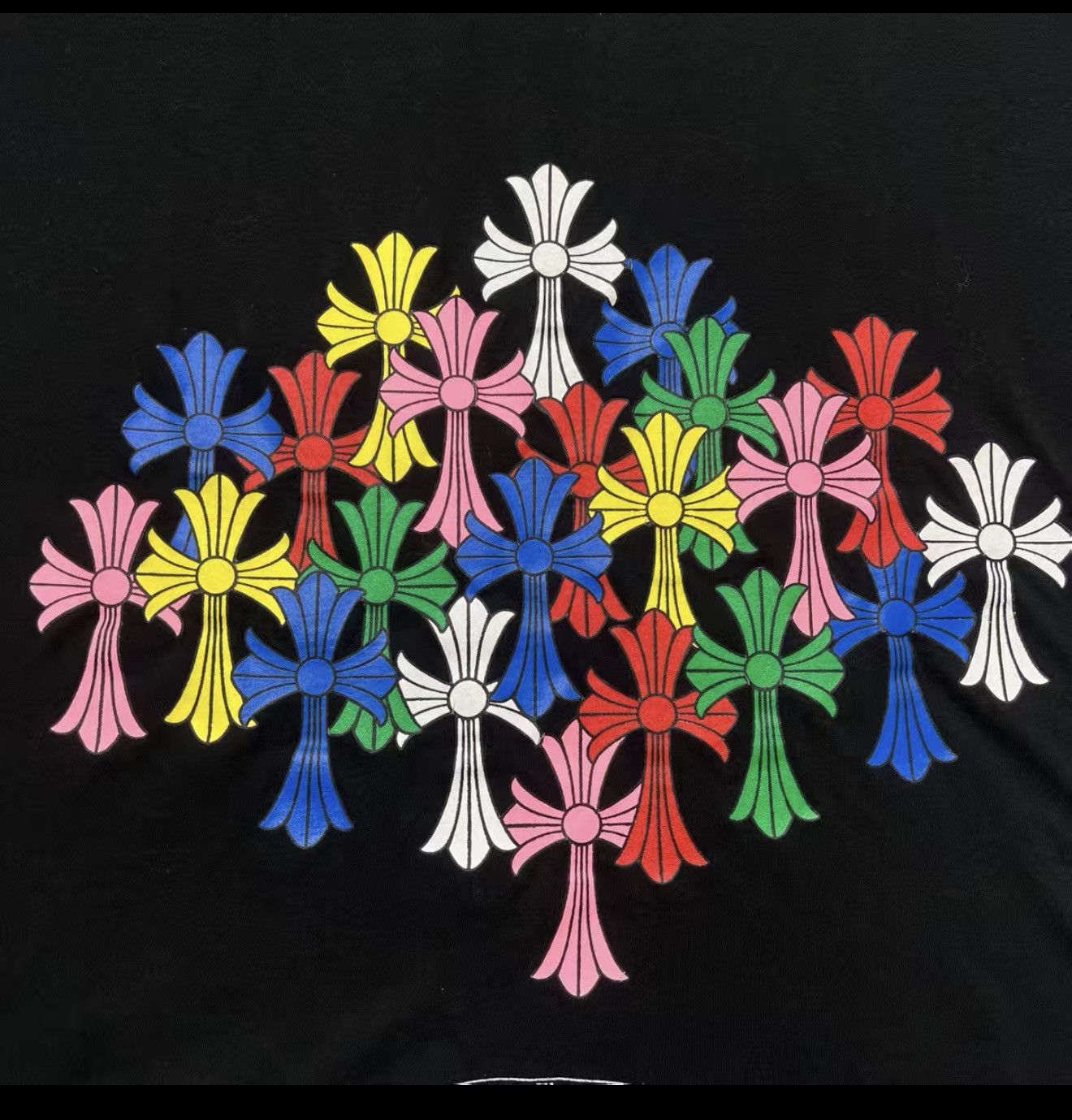 Chrome Hearts Chrome Hearts Colorful Cross Short-Sleeve T-Shirt Size US L / EU 52-54 / 3 - 7 Thumbnail