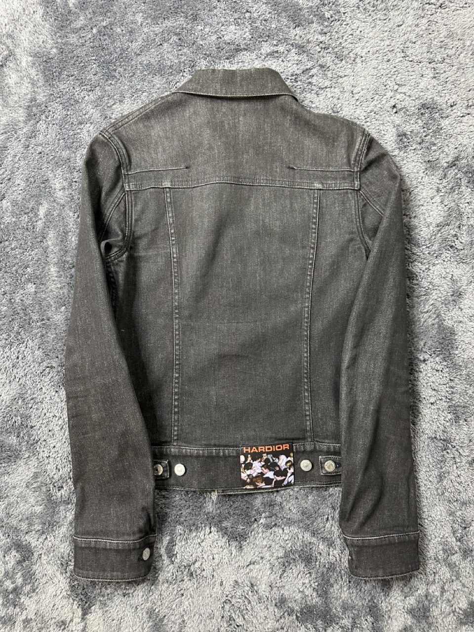 Dior FW17 Black Denim "Hardior" Jacket Size US XS / EU 42 / 0 - 5 Thumbnail