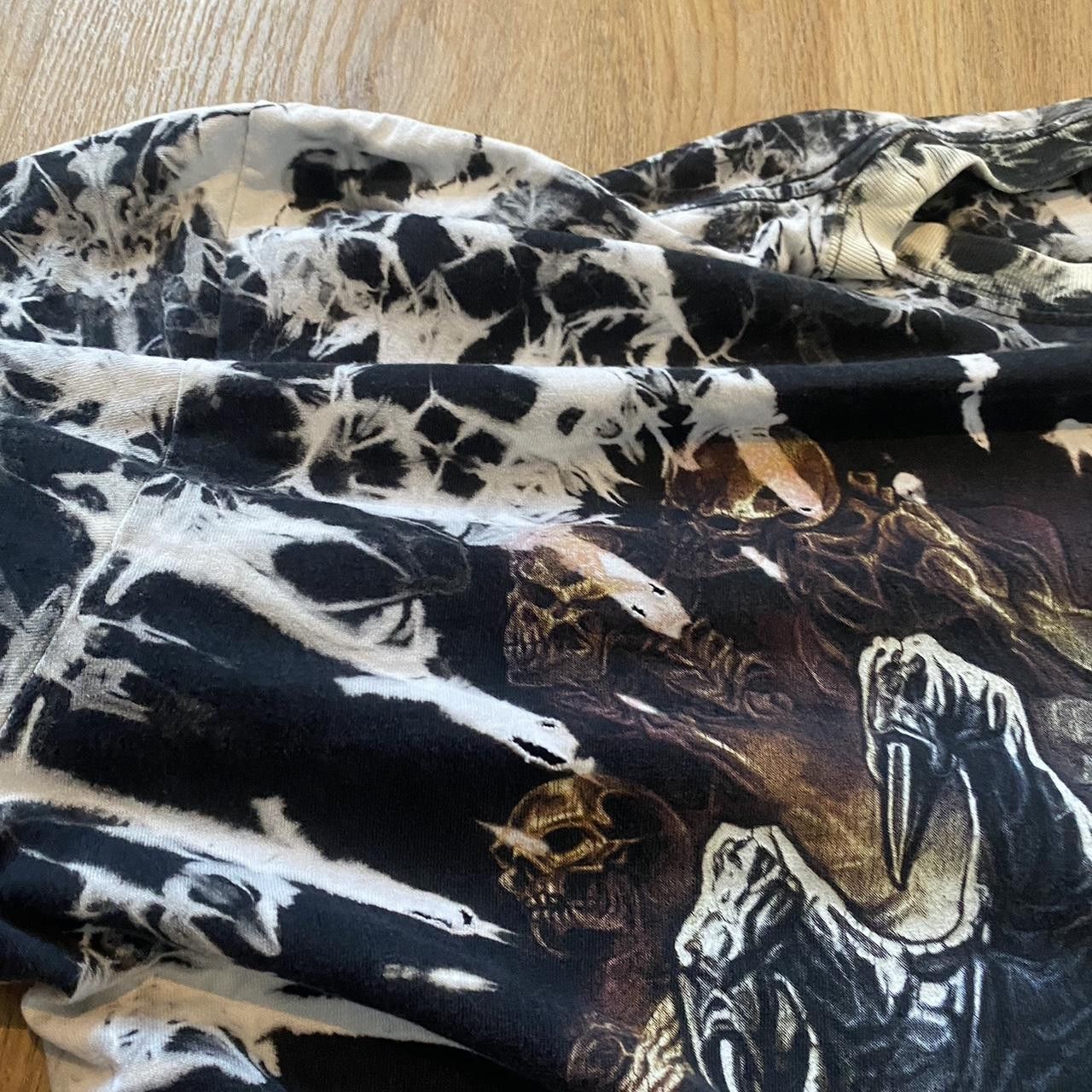 Other Black and white Wild Boxy Skeleton Death tie dye tee Size US S / EU 44-46 / 1 - 7 Thumbnail