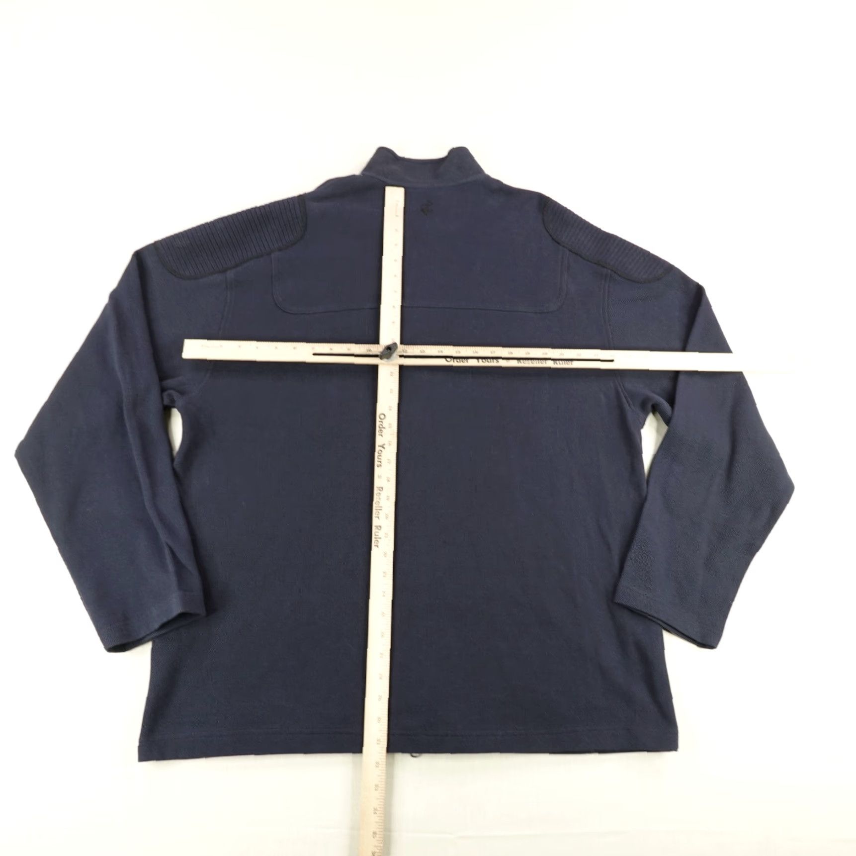 Rocawear VINTAGE Rocawear Jacket Mens XL Blue Knit Zip Stand-Up Collar Windbreaker Logo Pockets Hip Hop Outdoor 90s? Size US XL / EU 56 / 4 - 6 Thumbnail