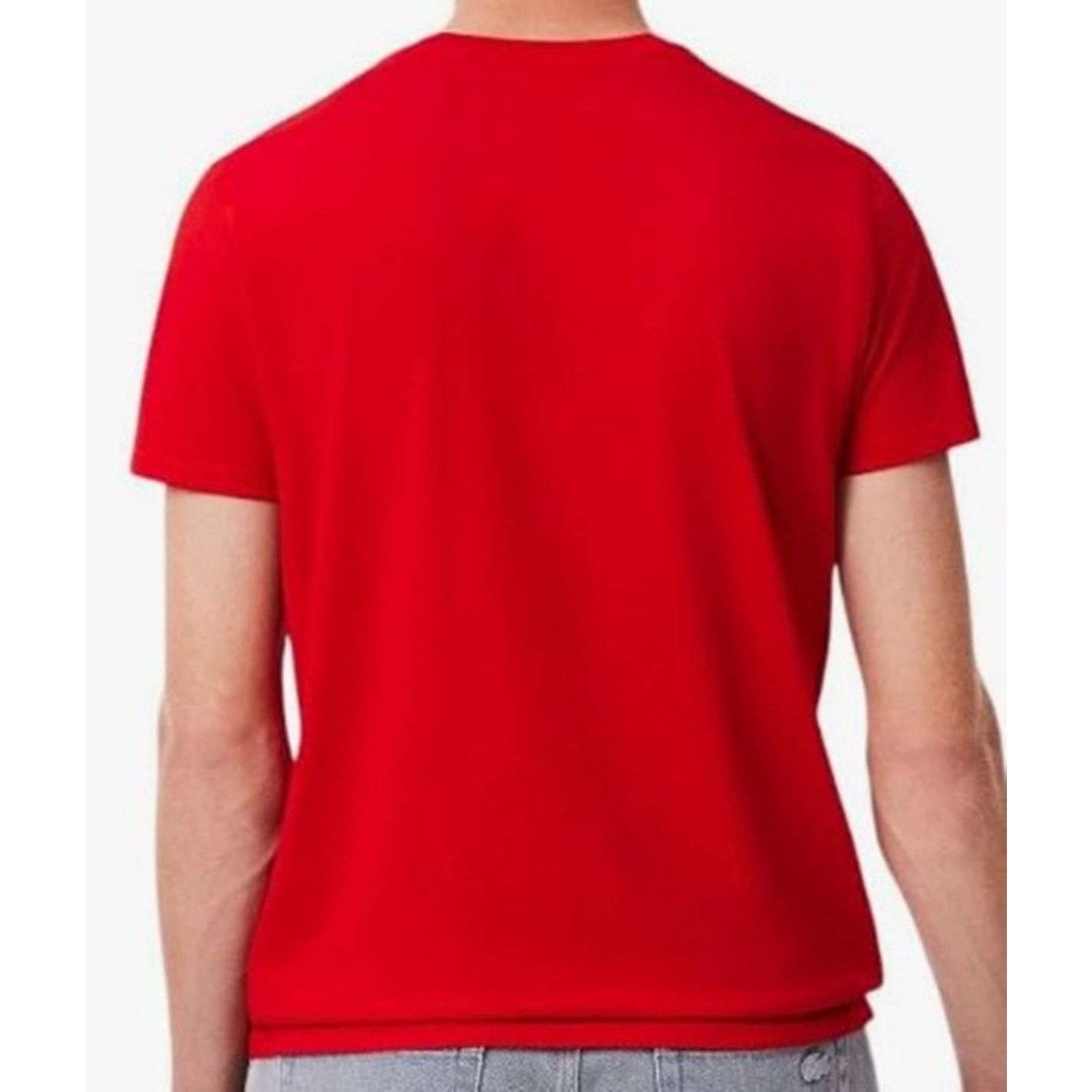Lacoste Lacoste Men's Cotton Pima Jersey T-Shirt Red Small Size US S / EU 44-46 / 1 - 3 Thumbnail