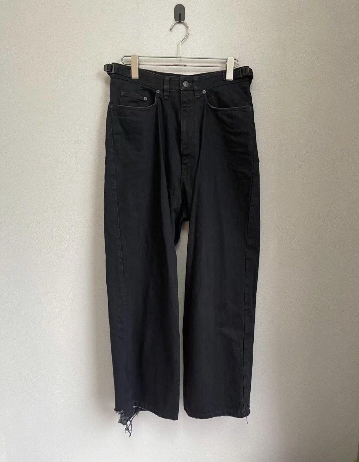 Pre-owned Balenciaga Pants Legs Were Cut With A Knife