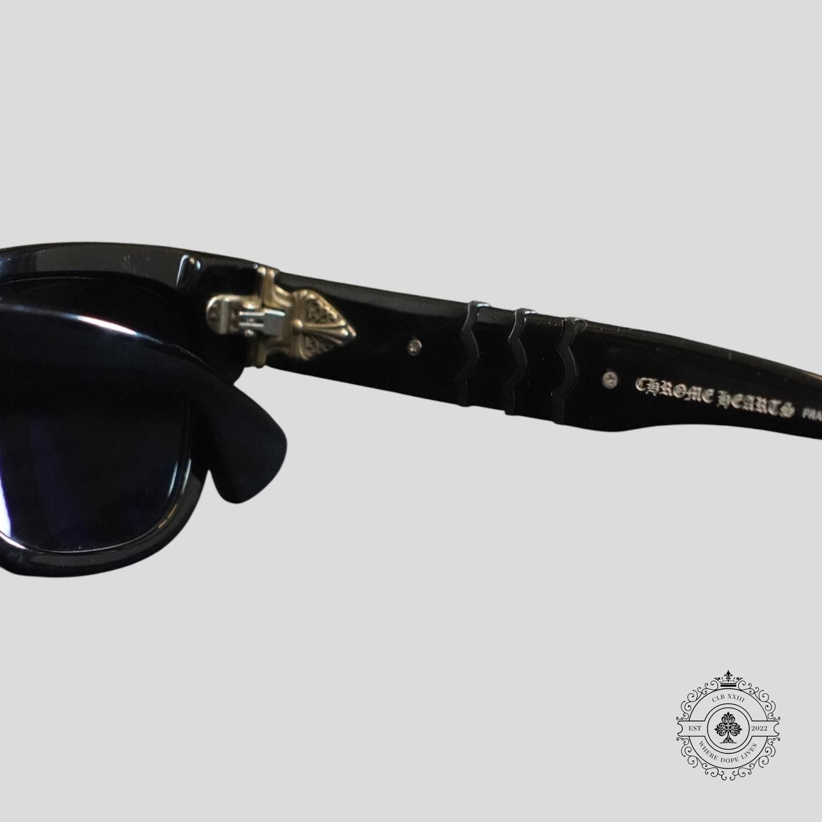 Chrome Hearts Chrome Hearts Instagasm Glasses in Black/Silver Size ONE SIZE - 5 Thumbnail