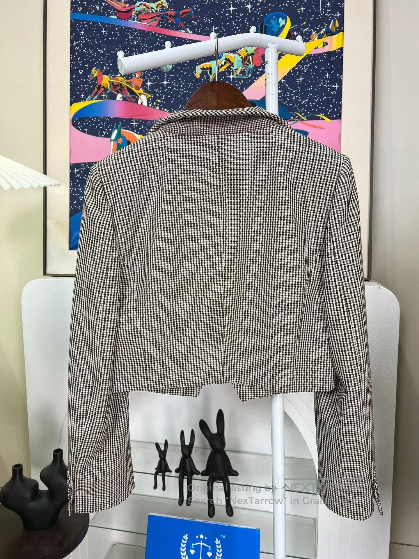 Fendi fendi houndstooth collar jacket size 42. Size US M / EU 48-50 / 2 - 2 Thumbnail