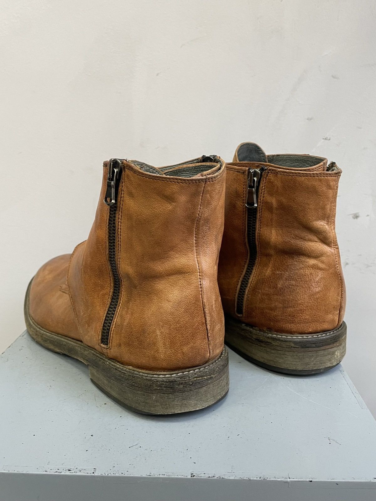 Hedi Slimane Hedi slimane brown boots avant garde retro style Size US 11 / EU 44 - 4 Thumbnail