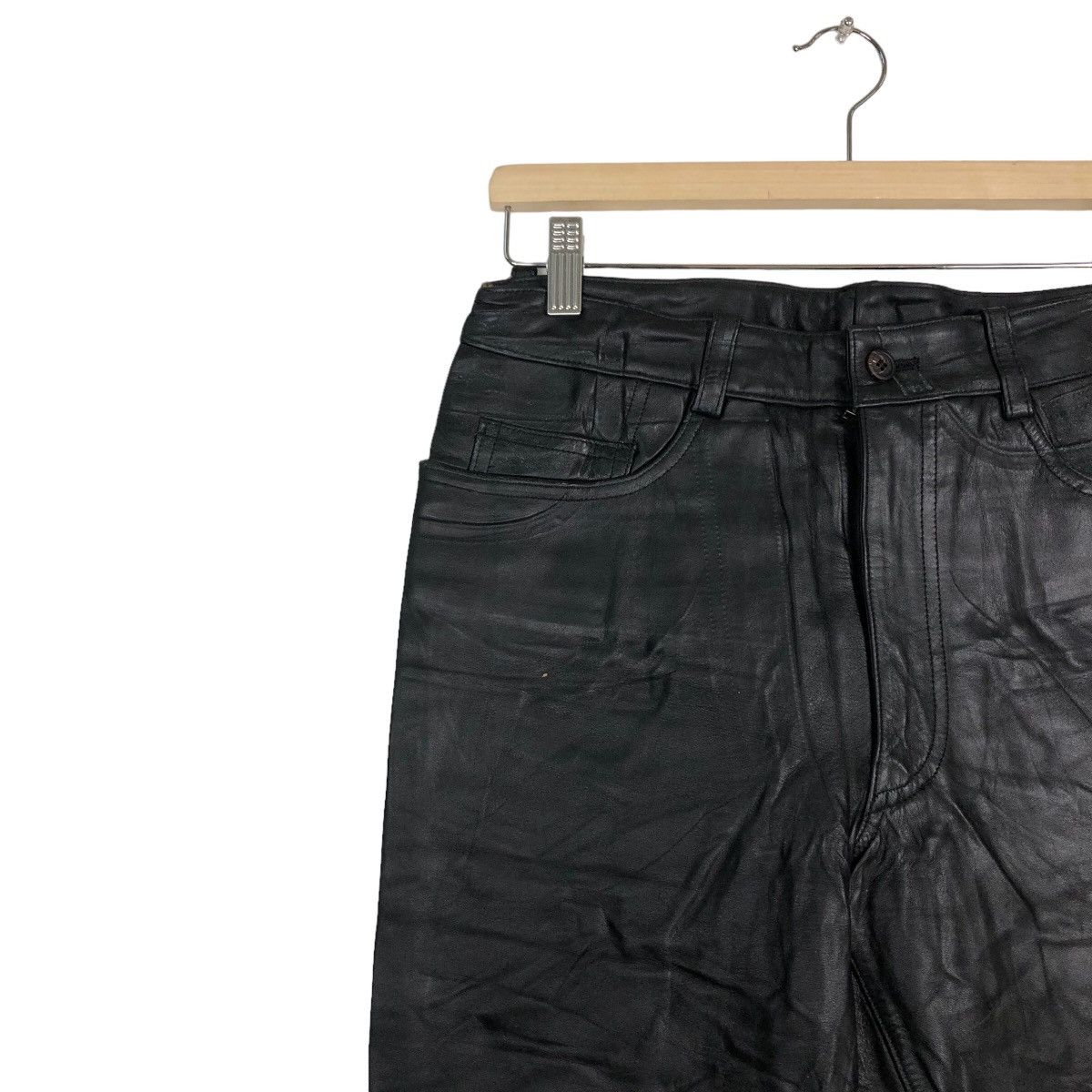 Genuine Leather 🔥90’s Rare Vintage Genuine Leather Pants Paul Smith Japan Size US 28 / EU 44 - 6 Thumbnail