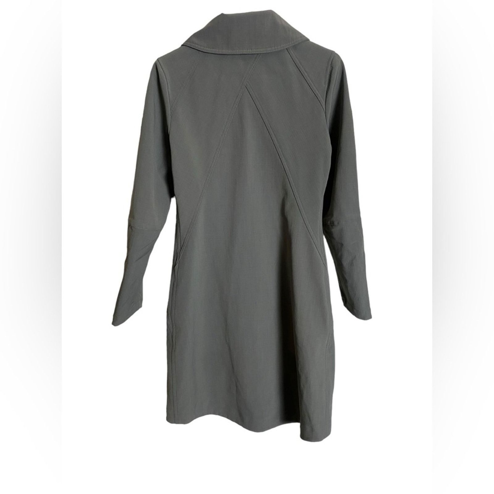 nau NAU Shroud Of Purrin Trench Coat Gray XS Size XS / US 0-2 / IT 36-38 - 3 Thumbnail