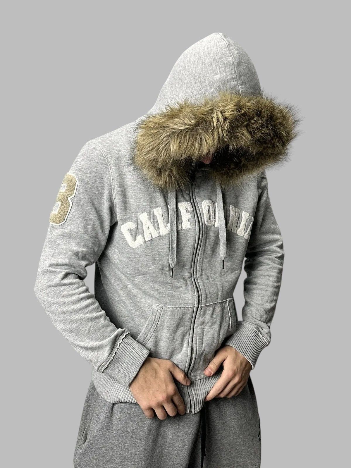 Hysteric Glamour Vintage Hoodie Fur Hood Jacket Y2K Utility Cropped Size US M / EU 48-50 / 2 - 1 Thumbnail