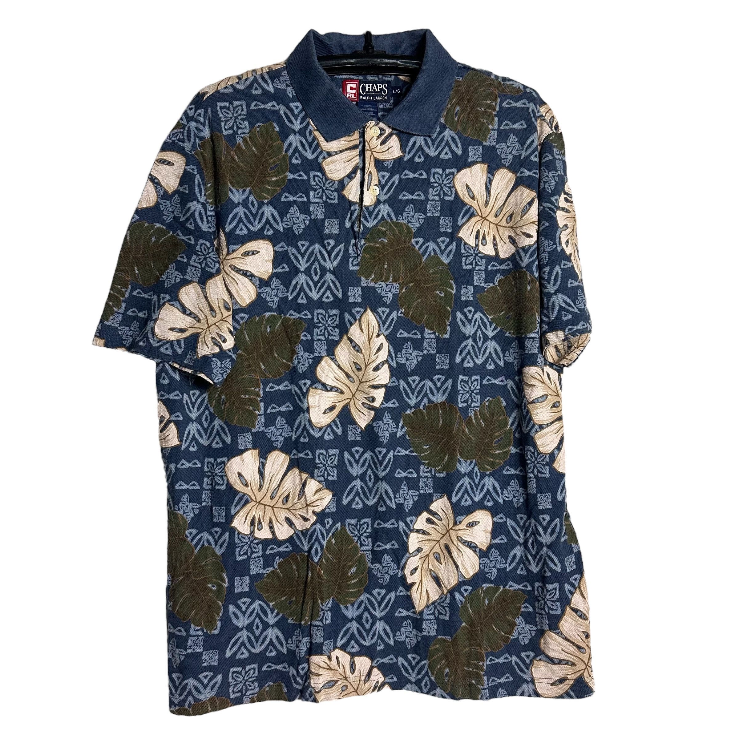 Chaps Ralph Lauren 🔥RARE🔥Vintage Chaps Ralph Lauren Hawaii Polo Shirt Size US L / EU 52-54 / 3 - 1 Thumbnail