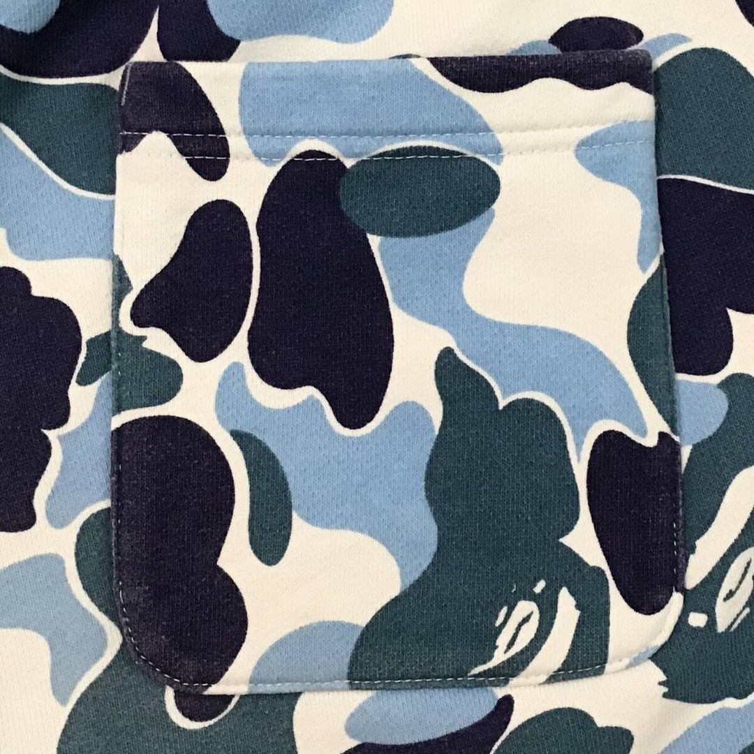 Bape BAPE Shark sweat shorts ABC camo Blue a bathing ape ★size M Size US 32 / EU 48 - 5 Thumbnail