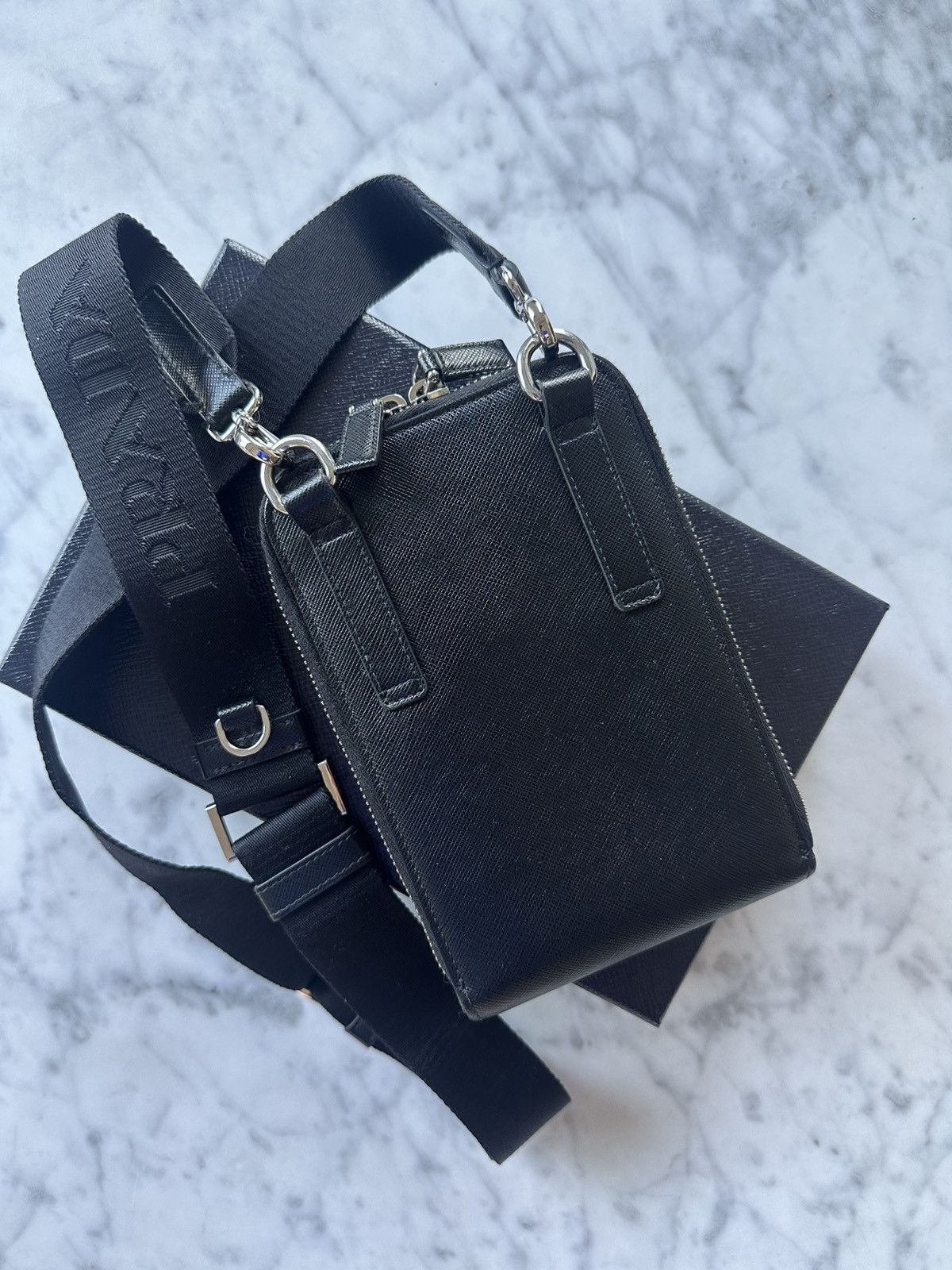 Prada Saffiano Leather Smartphone Case Size ONE SIZE - 3 Thumbnail