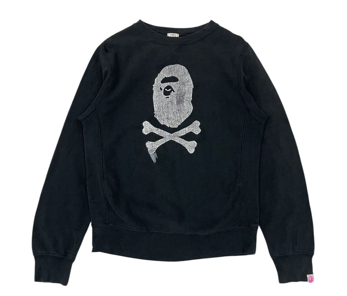 Bape Bape Pirate Crossbone Sweatshirt Made in Japan Size US XS / EU 42 / 0 - 1 Thumbnail