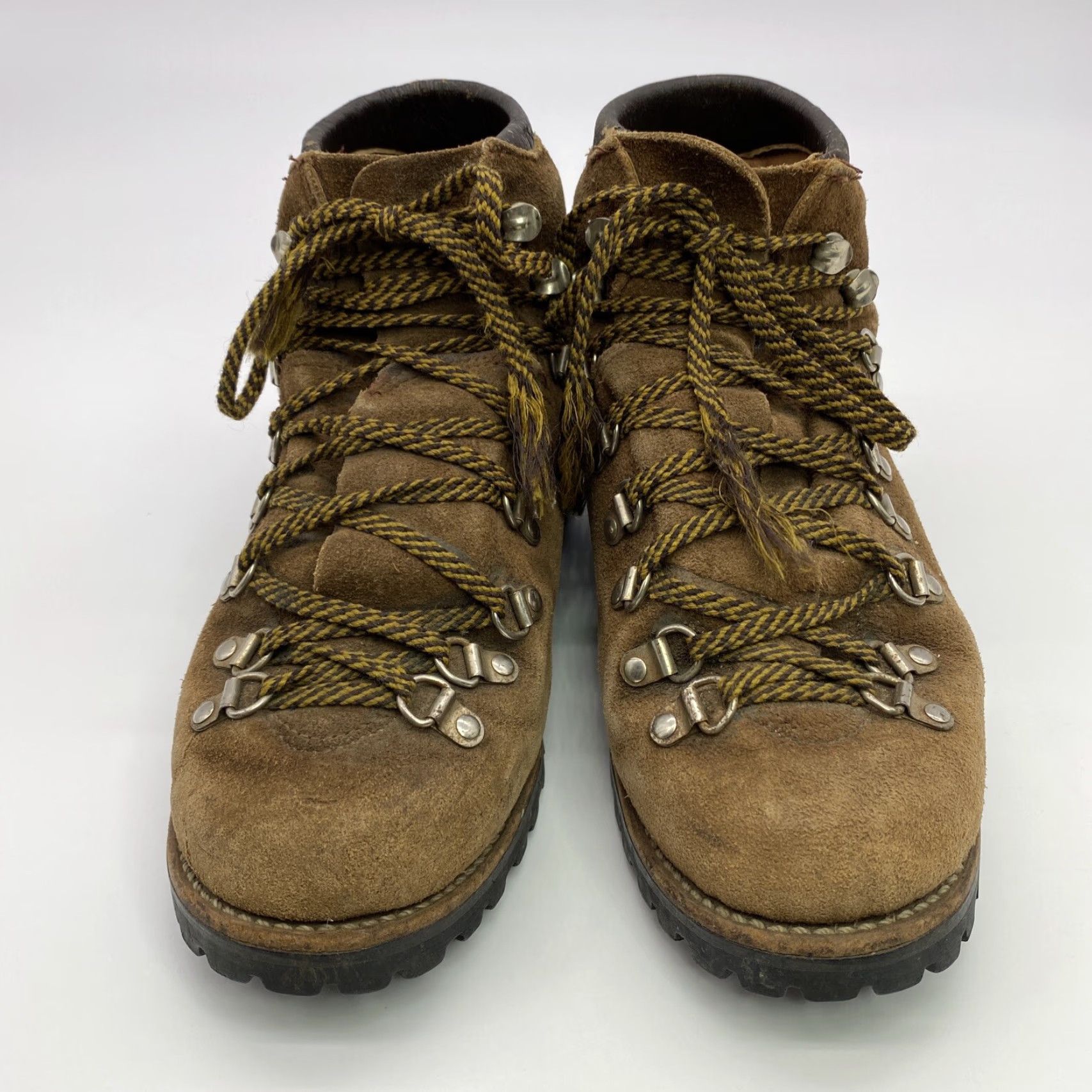 Vibram VINTAGE VASQUE VOYAGEUR BROWN SUEDE MOUNTAINEERING BOOTS 7.5 N VIBRAM 1970s Womens Size US 8 / IT 38 - 2 Thumbnail