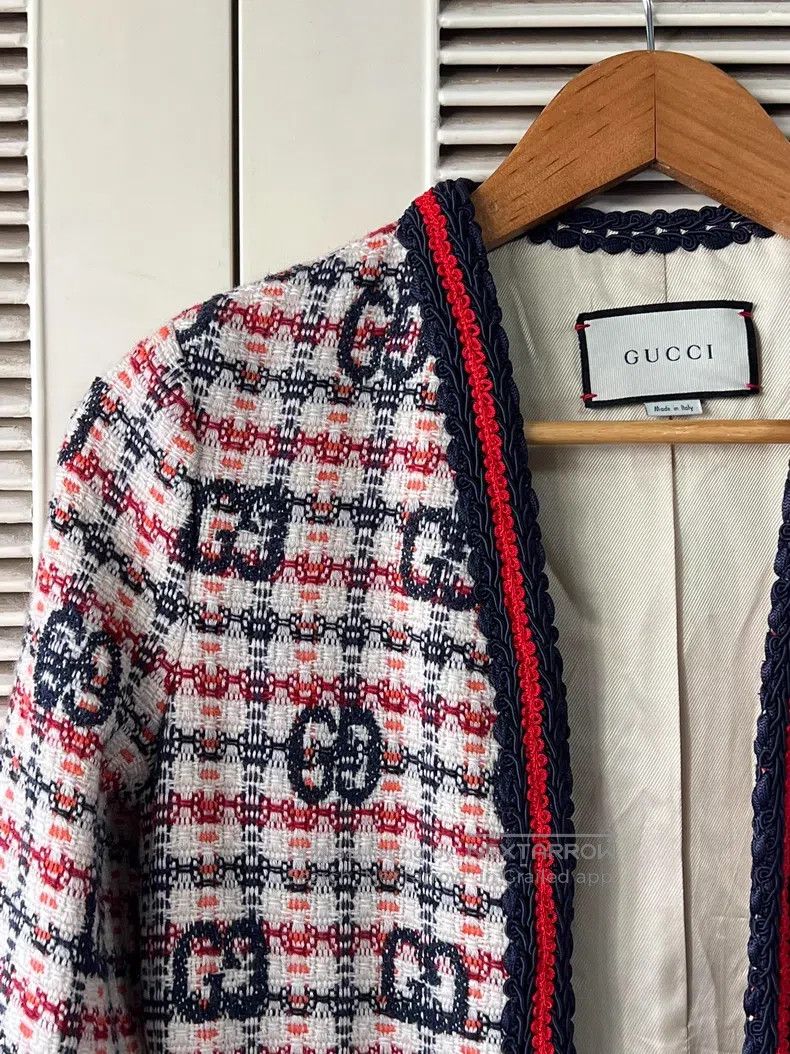 Gucci Gucci Tweed coat Size XS / US 0-2 / IT 36-38 - 4 Thumbnail