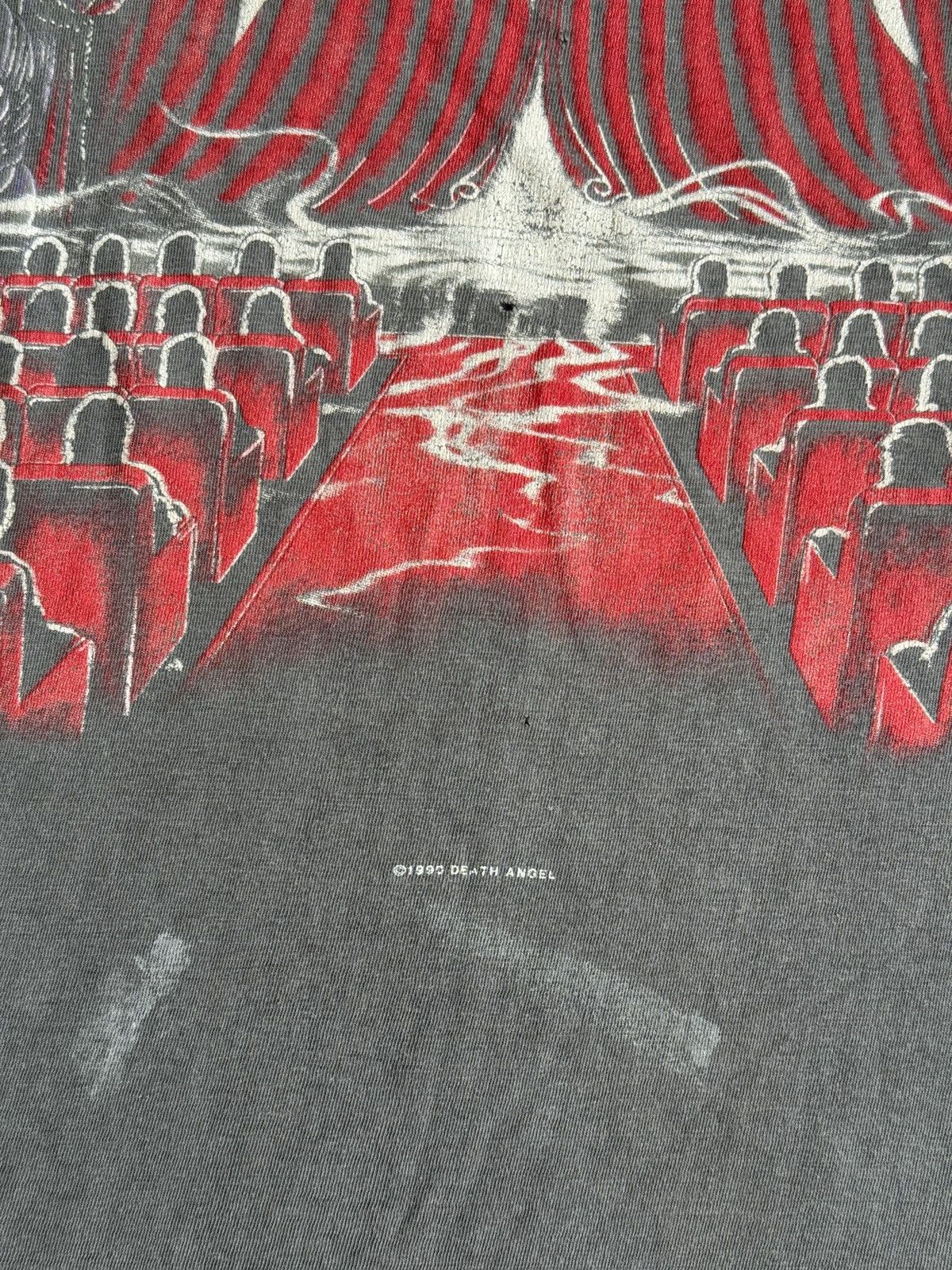 Band Tees × Vintage *RARE* 1990 90s VINTAGE DEATH ANGEL FADED DISTRESSED METAL Size US L / EU 52-54 / 3 - 5 Thumbnail