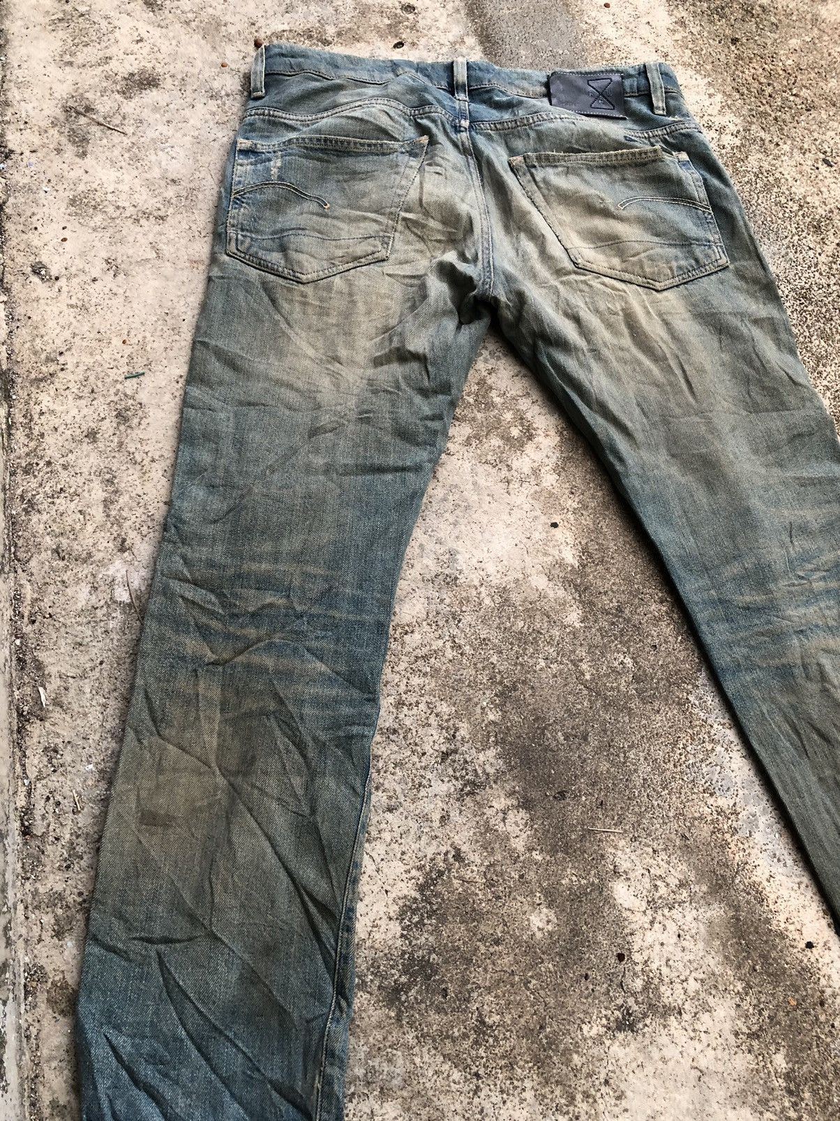 G-Star × Japanese Brand DISTRESSED G STAR RAW DENIM PANTS Size US 37 - 7 Thumbnail