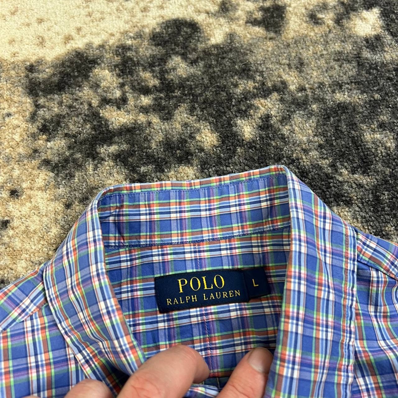 Polo Ralph Lauren Polo Ralph Lauren Luxury Checkered Button Up Shirt Size US L / EU 52-54 / 3 - 4 Thumbnail
