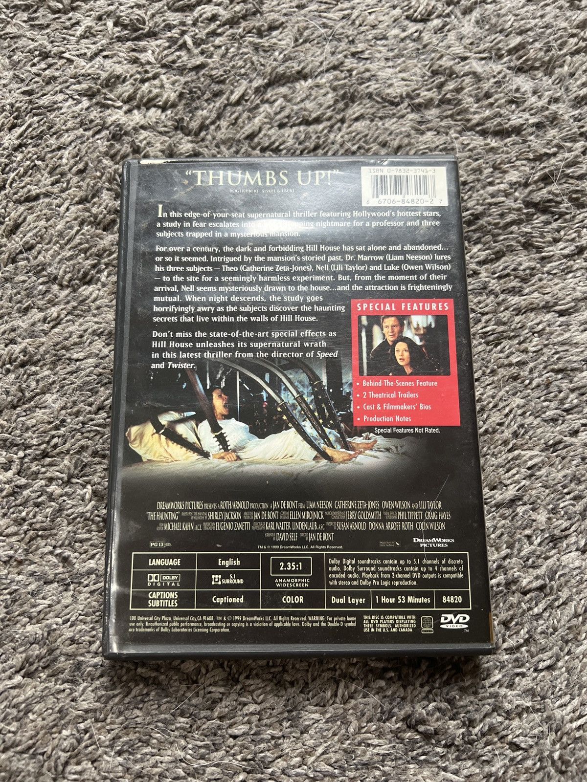 Vintage The Haunting (DVD) Size ONE SIZE - 2 Thumbnail