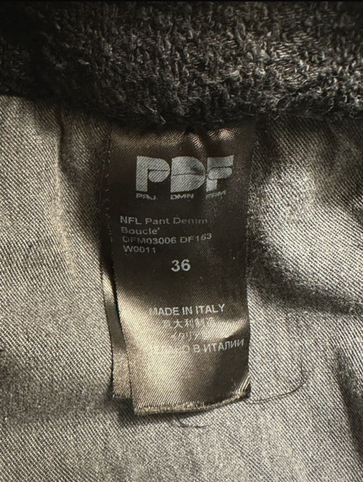 PDF PDF Channel NFL Pant Denim Bouclè - FW25 runaway Size US 36 / EU 52 - 6 Thumbnail