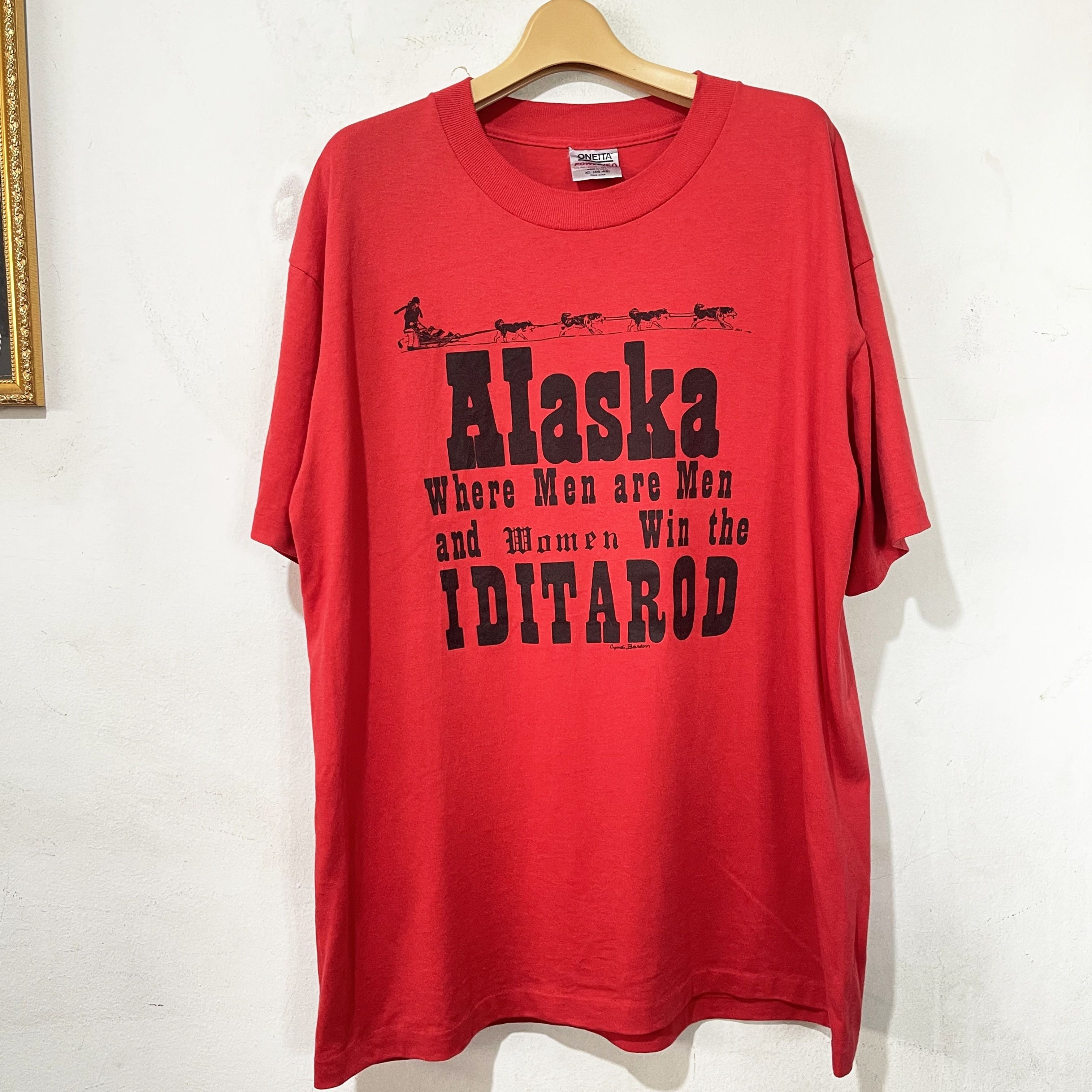 Vintage Vintage 90s Alaska T-Shirt Size US XL / EU 56 / 4 - 1 Thumbnail