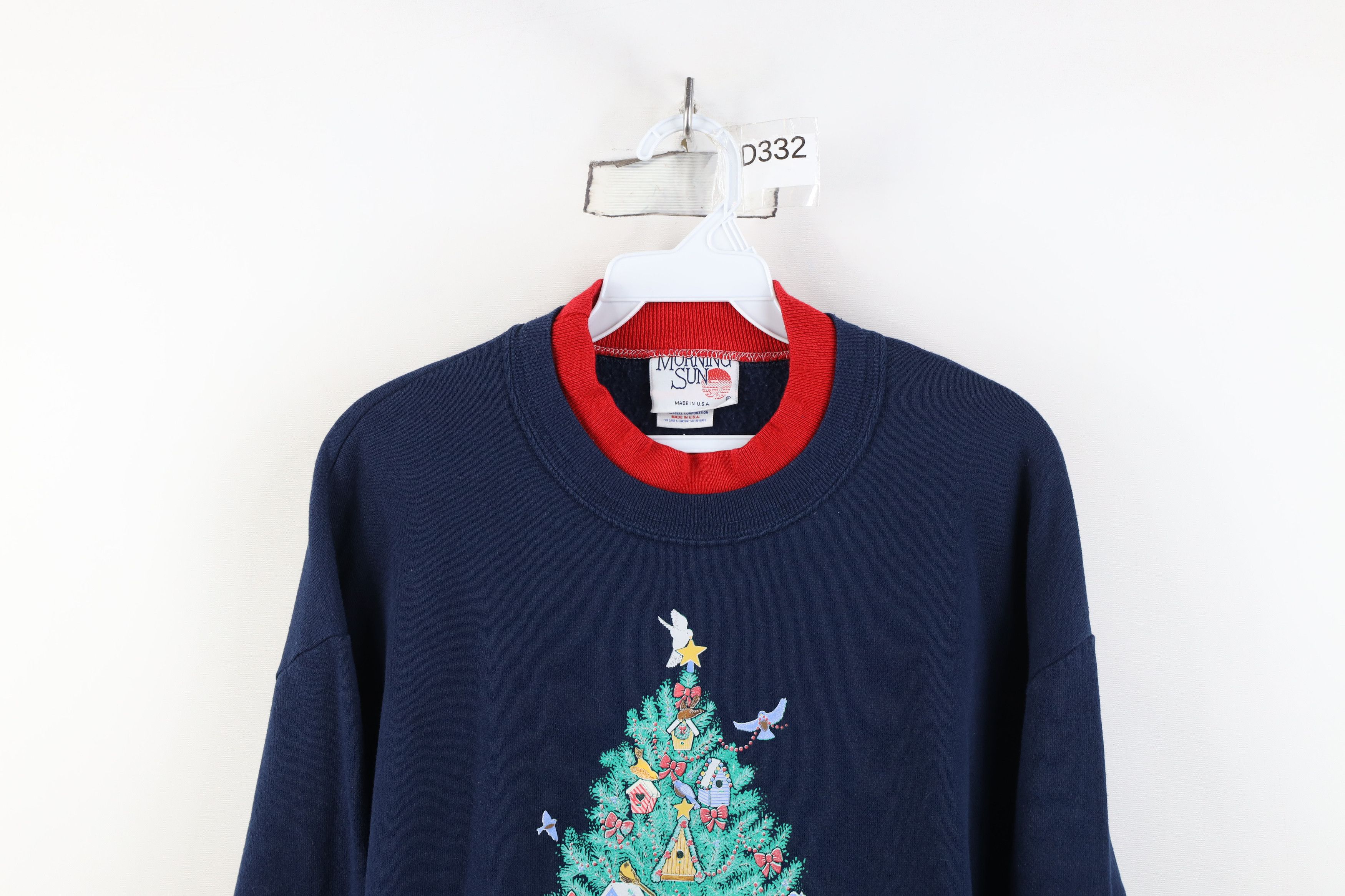 Vintage Vintage 90s Streetwear Christmas Tree Layered Sweatshirt USA Size L / US 10 / IT 46 - 2 Thumbnail