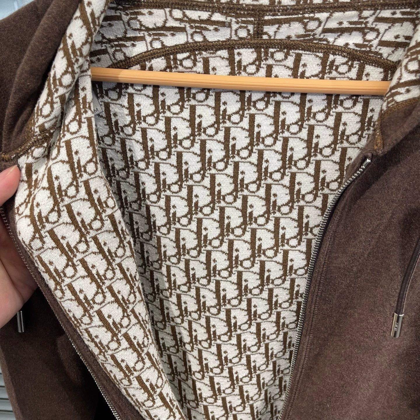Dior Dior Oblique Cashmere Jacket DeepBrown Lined M New Size US M / EU 48-50 / 2 - 4 Thumbnail