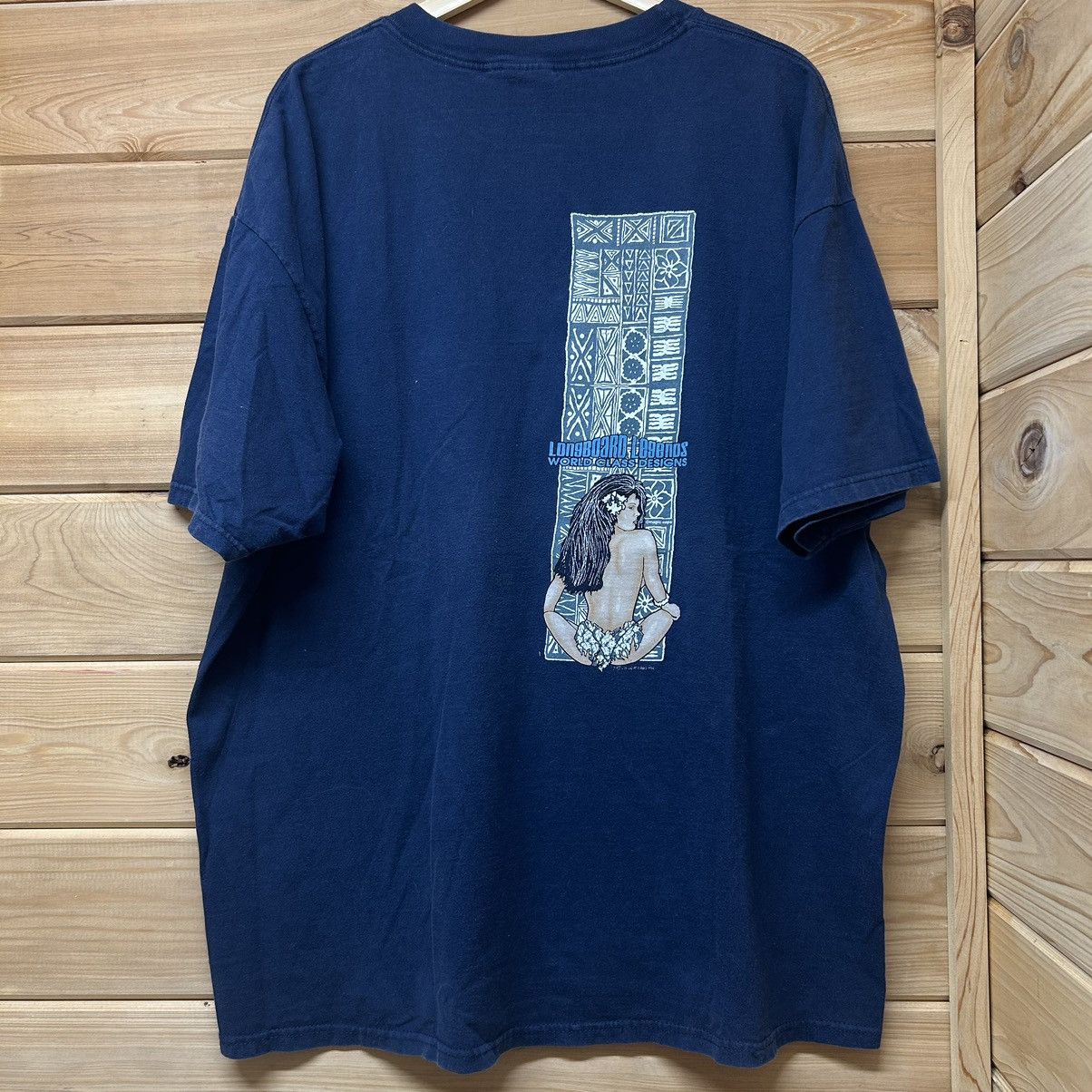 Vintage Vintage 90s Surfer Longboard Legends Hawaii Faded T Shirt Size US XXL / EU 58 / 5 - 2 Thumbnail