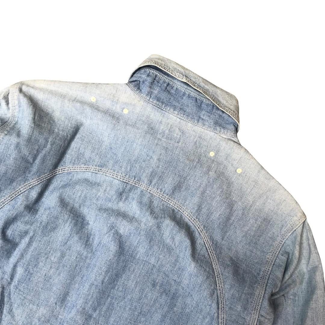 Japanese Brand × Sugar Cane × Toyo Enterprises Vintage sugarcane faded chambray workshirt Size US S / EU 44-46 / 1 - 8 Thumbnail