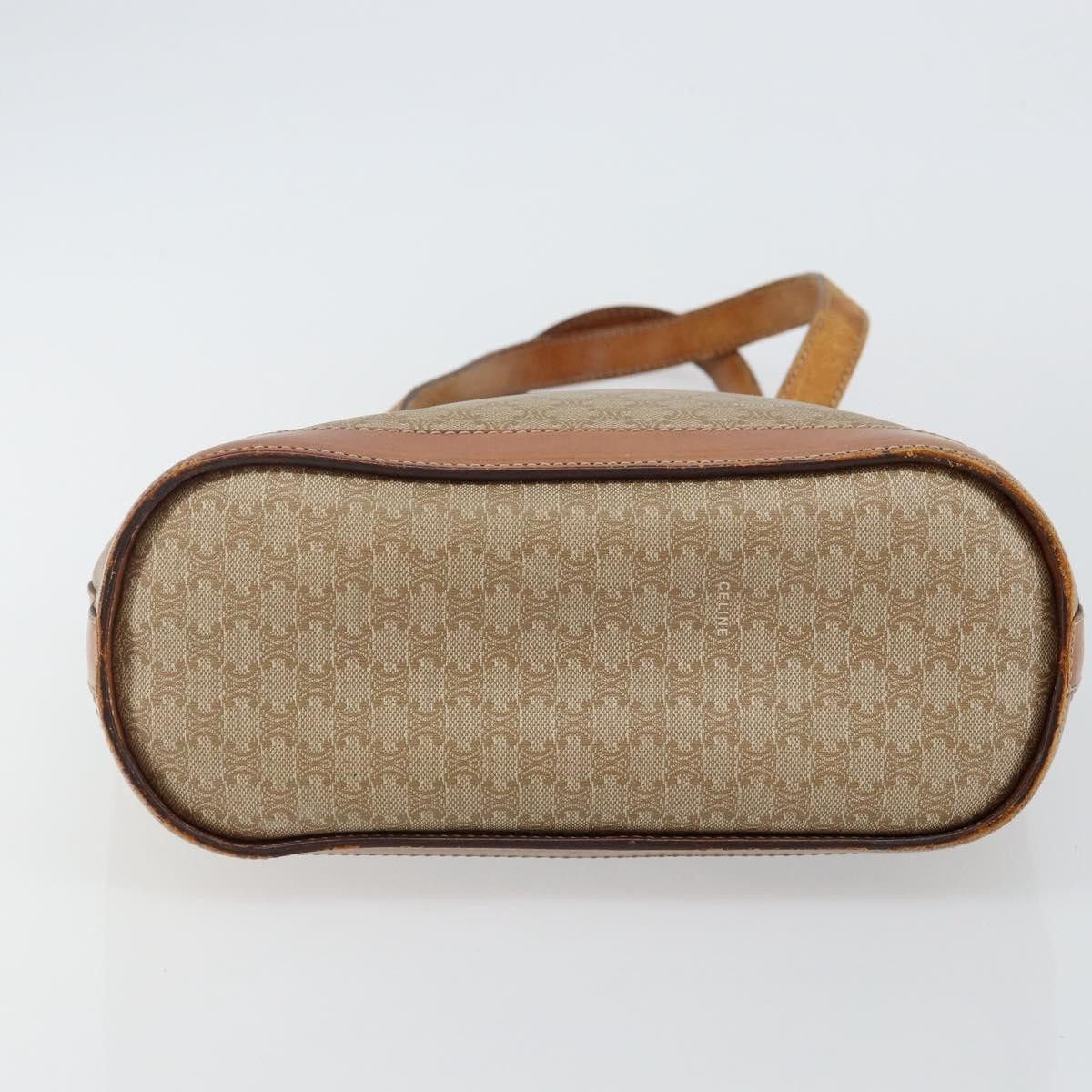 Celine CELINE Macadam Canvas Tote Bag Pvc Beige Gold Size ONE SIZE - 9 Thumbnail