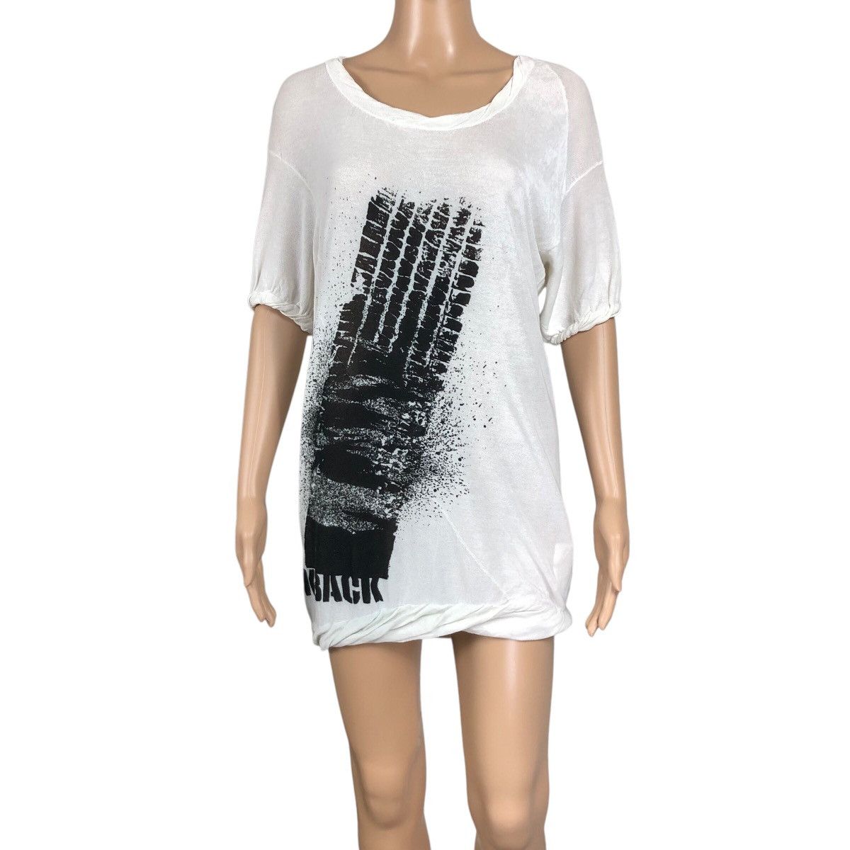 Hysteric Glamour Vintage Hysteric Glamour Kickback Mesh Top Pleated Shirt Size ONE SIZE - 9 Thumbnail