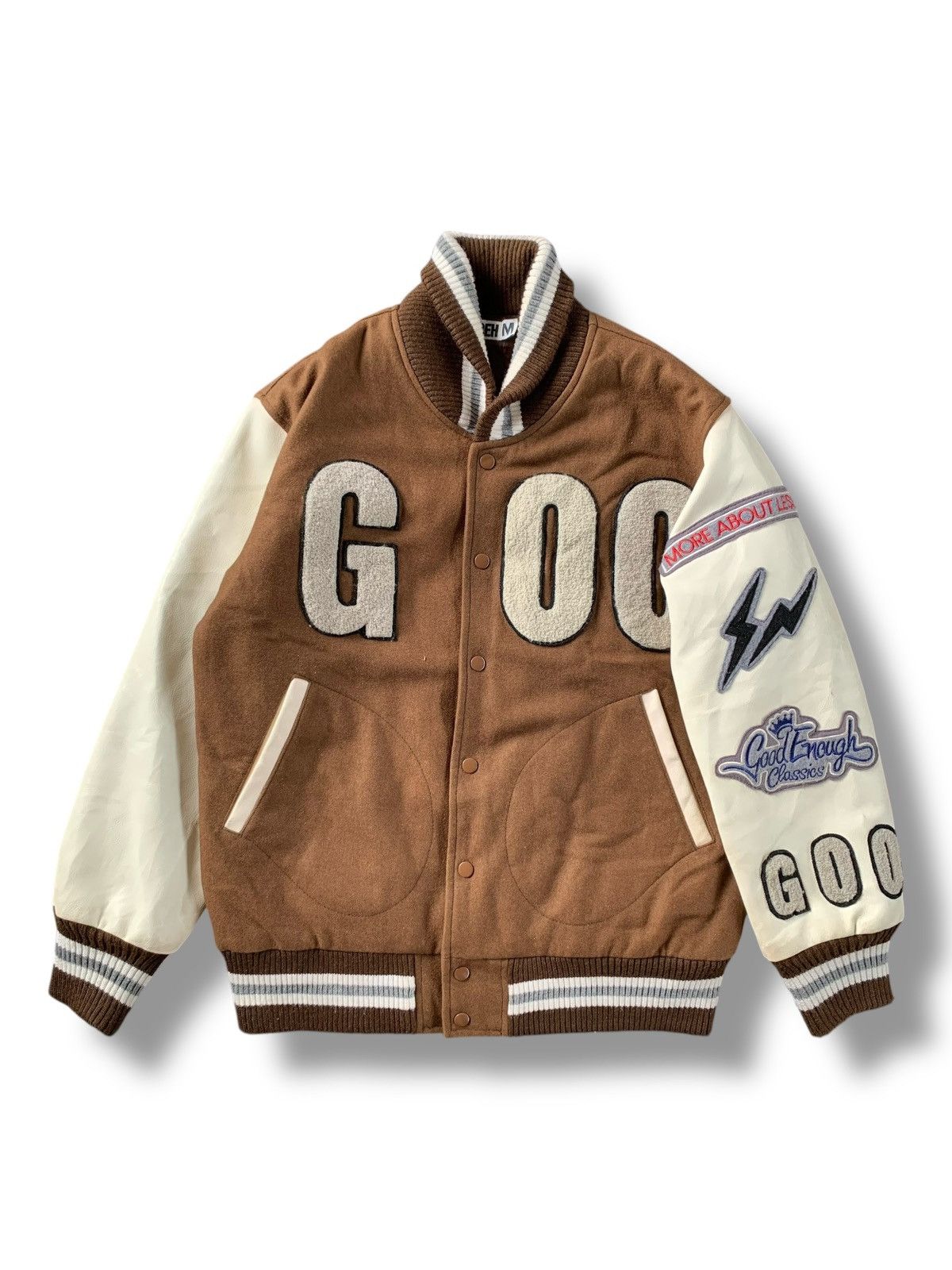 Good Enough GOOD ENOUGH GDEH CLASSIC JAPANESE BRAND VARSITY JACKET Size US M / EU 48-50 / 2 - 1 Thumbnail