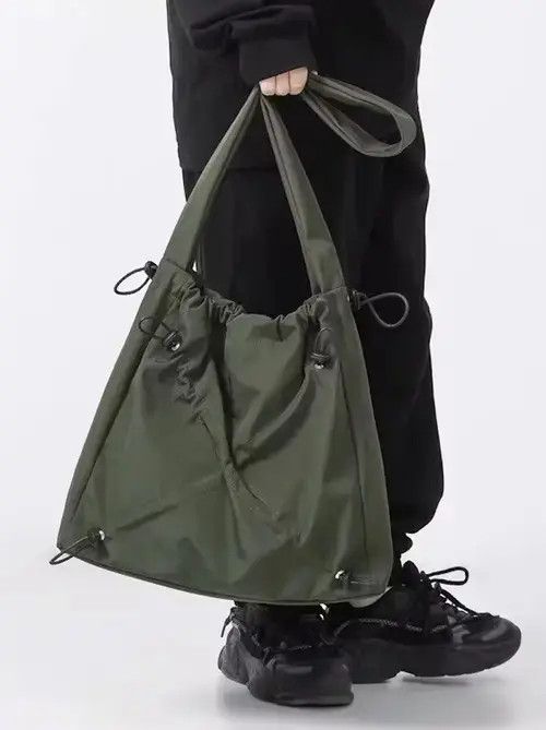 Japanese Brand × Unowned Bag Military utility ruched nylon messenger bag shoulder bag Size ONE SIZE - 4 Thumbnail