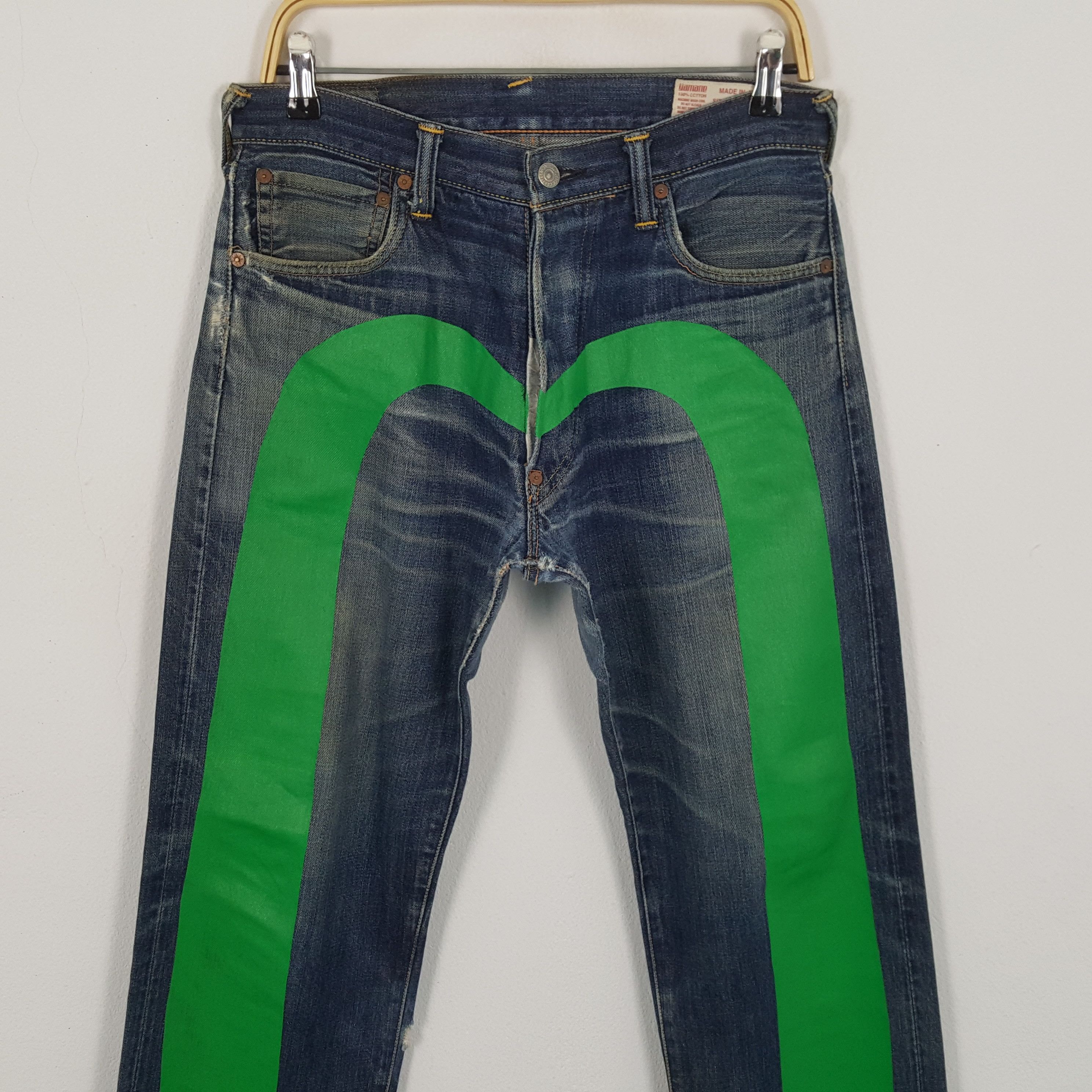 Evisu × Japanese Brand × Vintage Vintage EVISU Japanese Brand Daicock Custom Denim Jeans Size US 30 / EU 46 - 2 Thumbnail