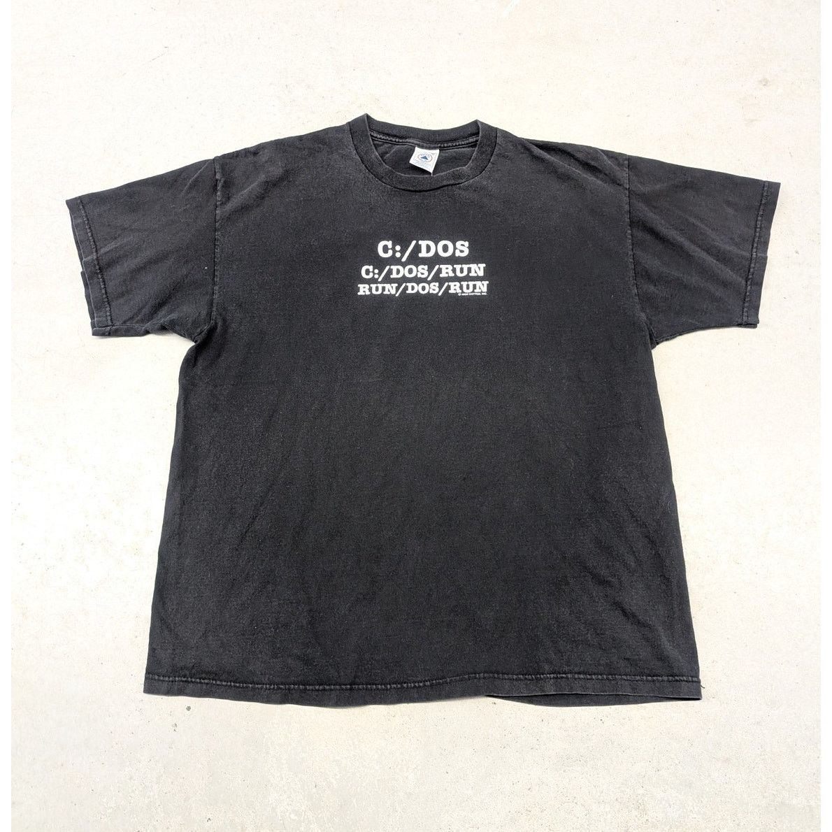 Delta × Vintage Vintage C Dos Run Coding Gag T-Shirt Size US XL / EU 56 / 4 - 1 Thumbnail